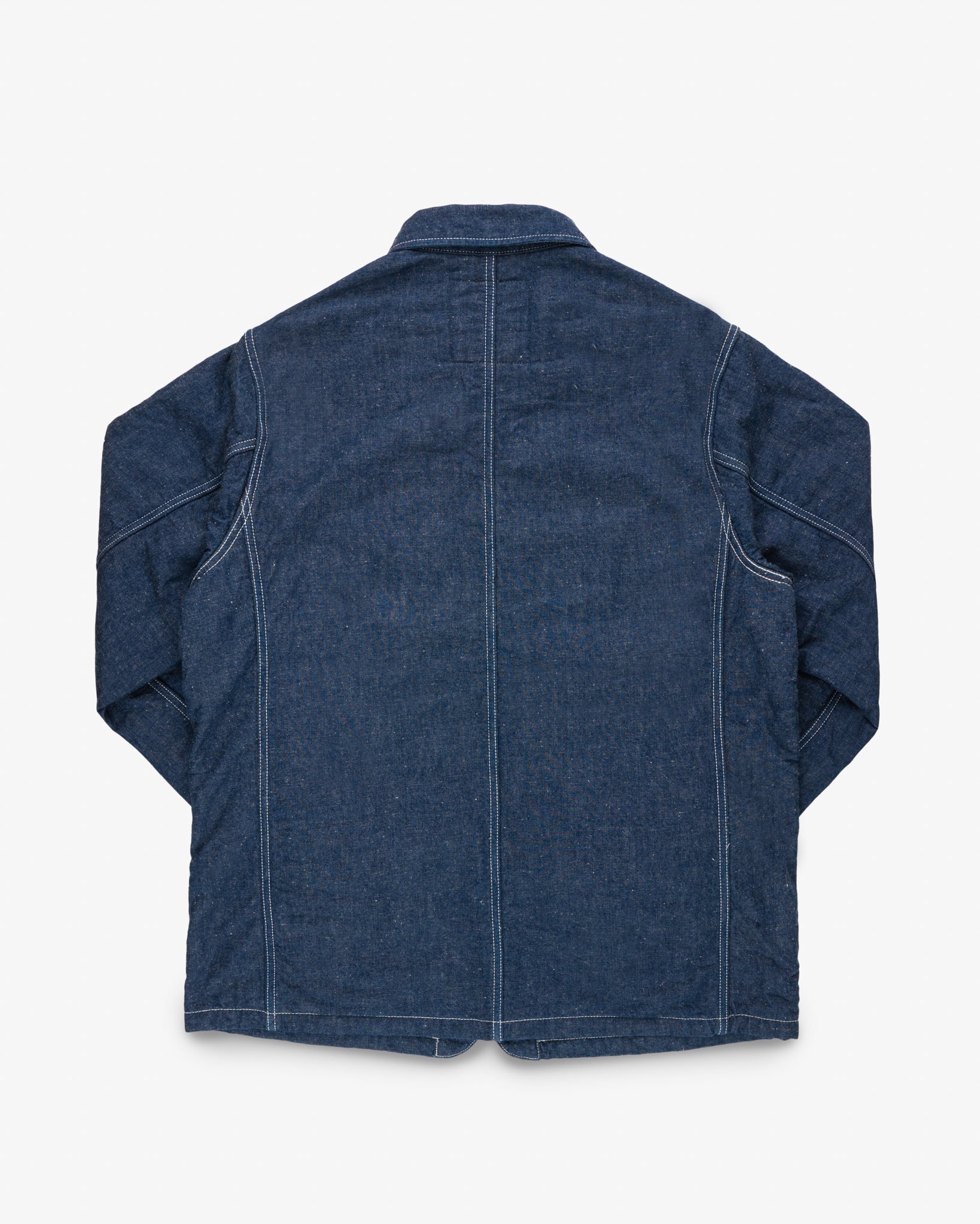 Iron Heart IHJ-149-IND 10oz Selvedge Denim Blanket Lined Chore Jacket - Indigo