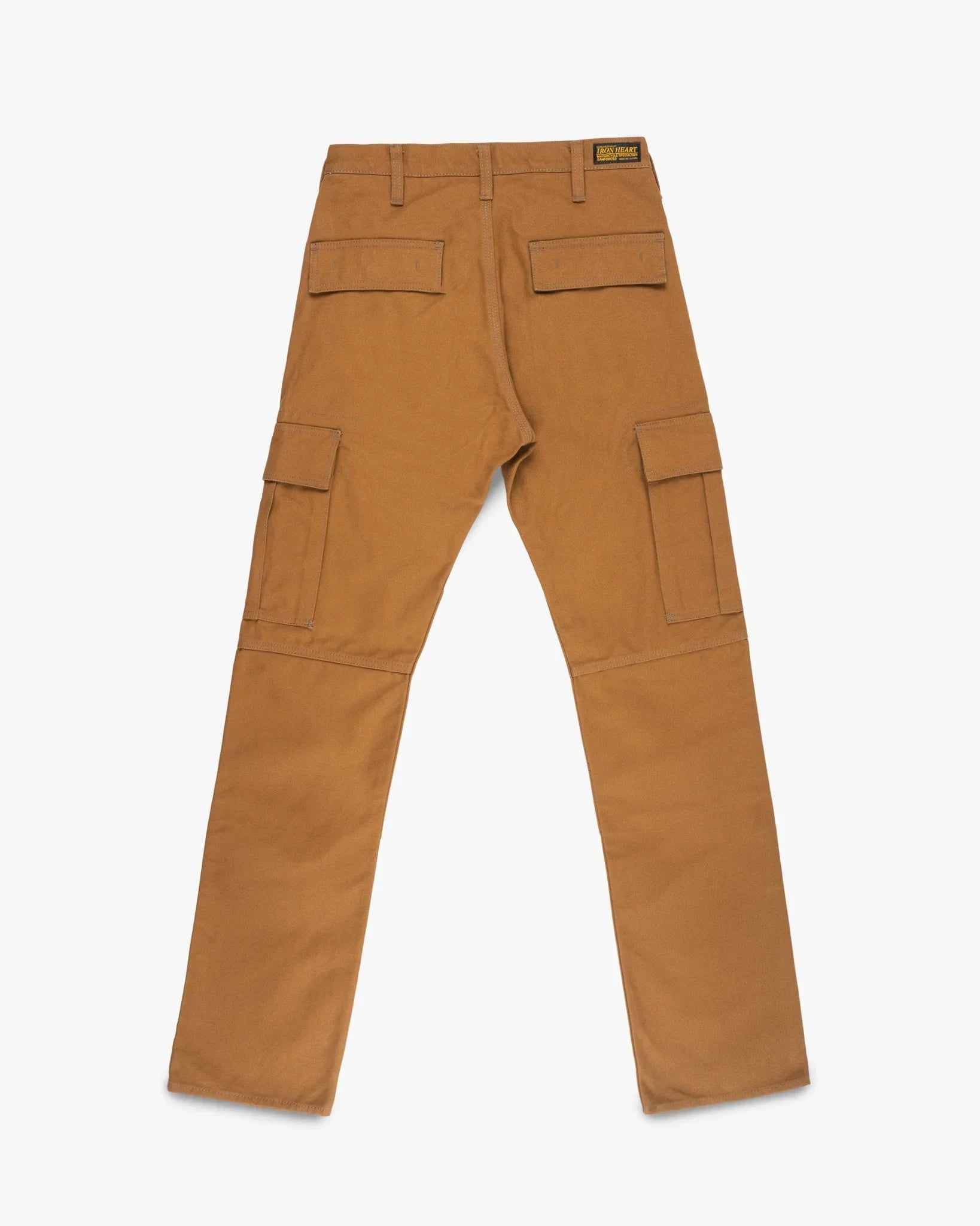 Iron Heart IH-743-BRN	 17oz Duck Cargo Pants - Brown