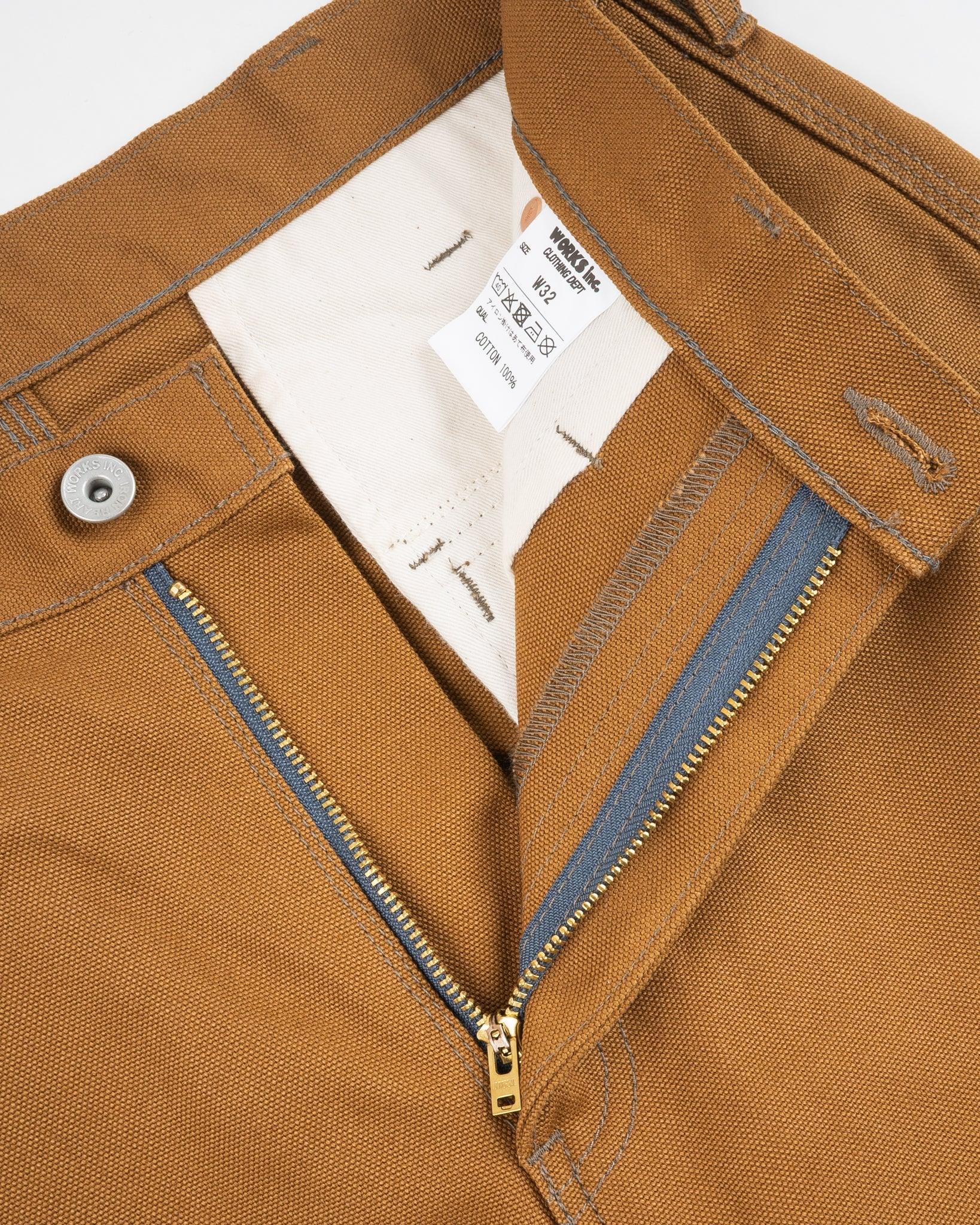 Iron Heart IH-743-BRN	 17oz Duck Cargo Pants - Brown