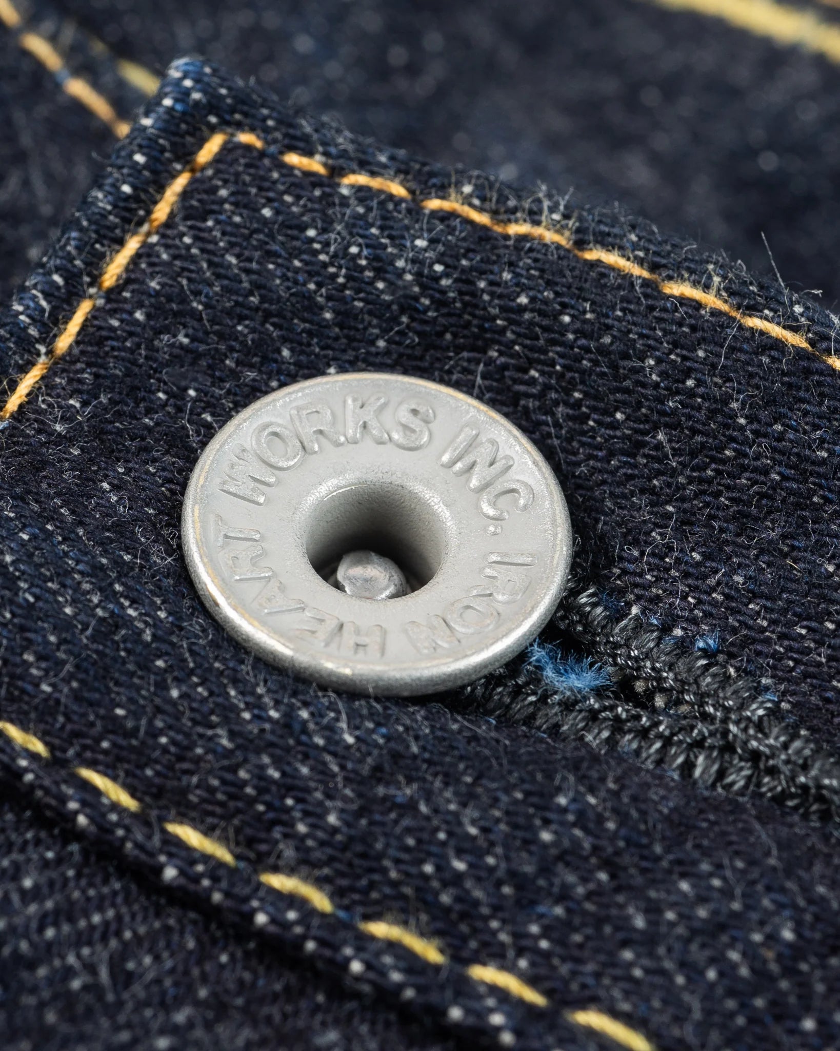 Iron Heart IH-1955S-142 14oz Selvedge Denim "1955" Vintage Tapered Cut Jeans - Indigo