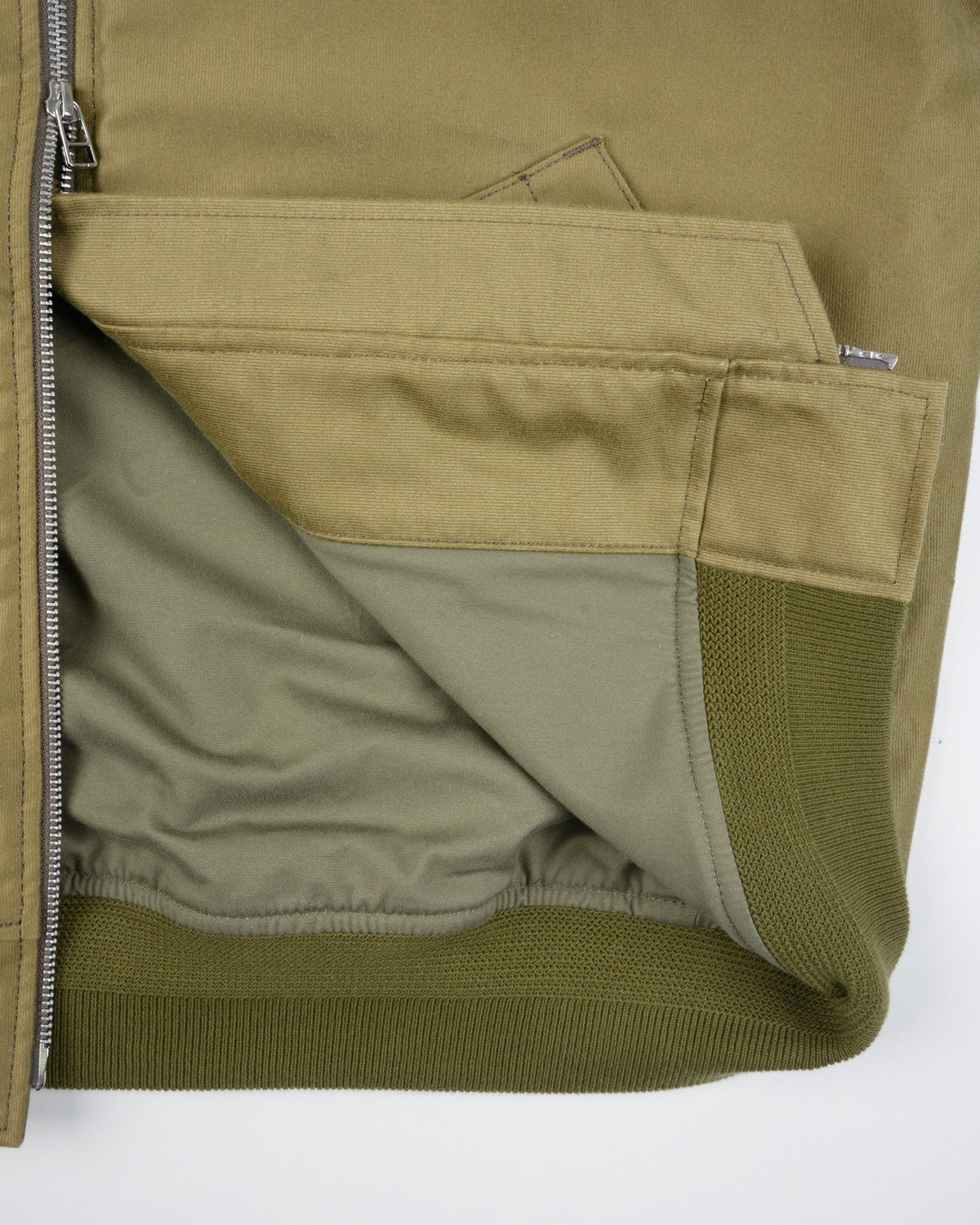 Iron Heart IHM-52-KHA 12oz Whipcord Tanker Jacket - Khaki