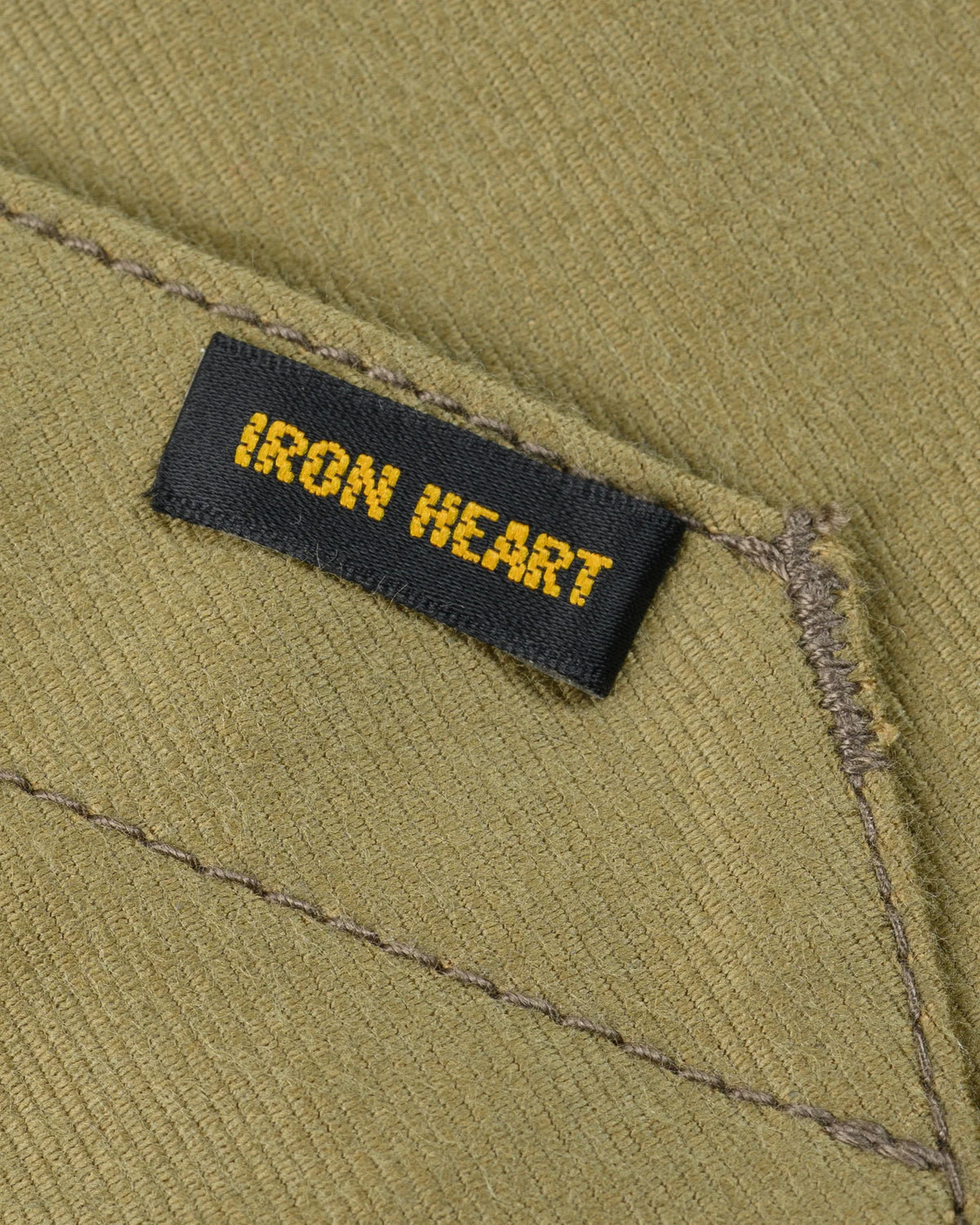 Iron Heart IHM-52-KHA 12oz Whipcord Tanker Jacket - Khaki