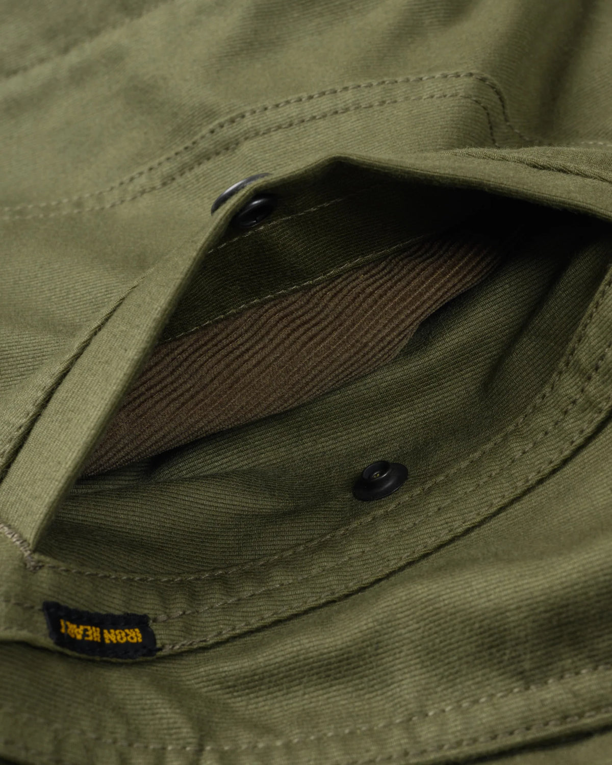 Iron Heart IHM-53-ODG 12oz Whipcord Lightweight N1 Deck Jacket - Olive Drab Green
