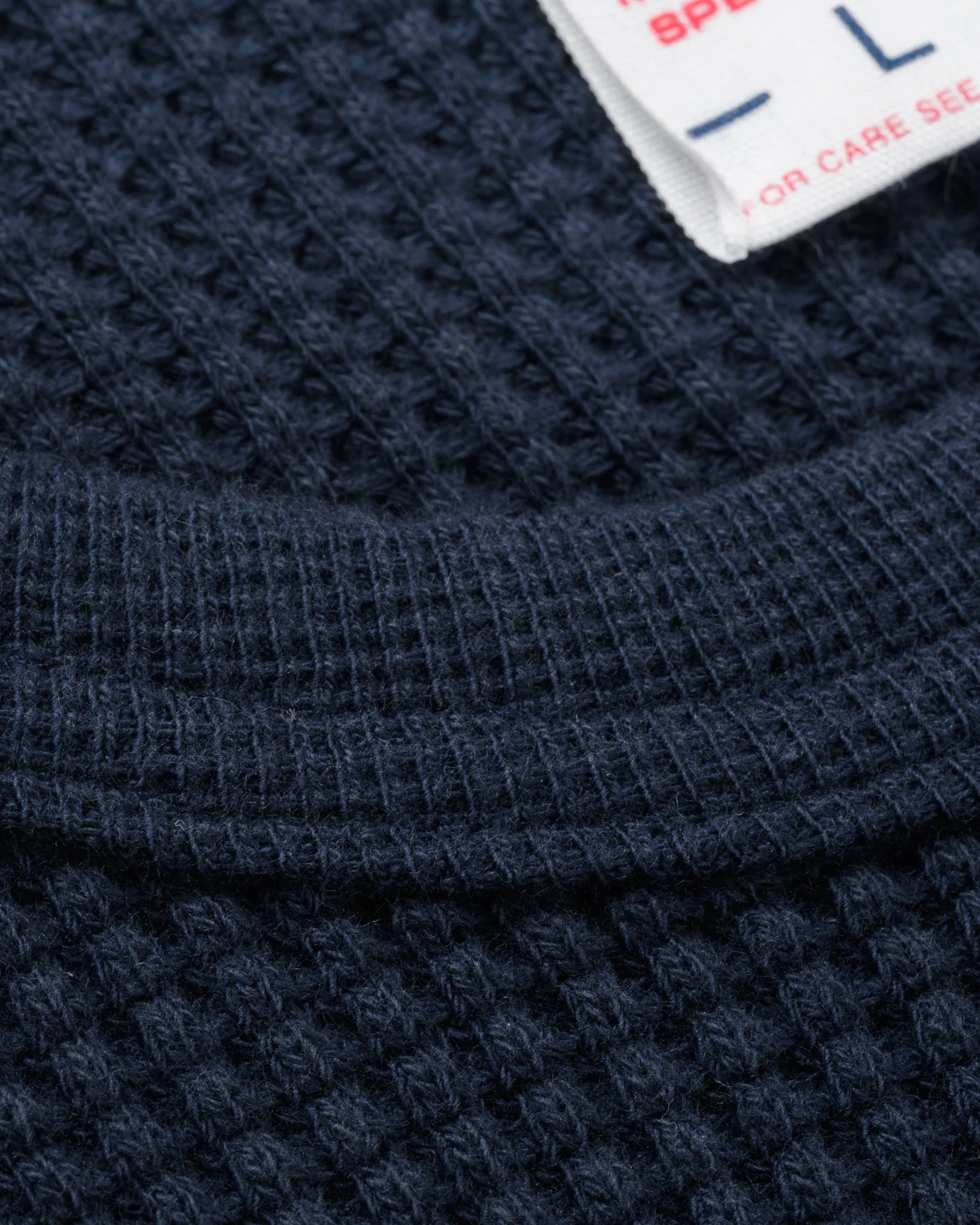 Iron Heart IHTL-1301-NAV Waffle Knit Thermal - Navy