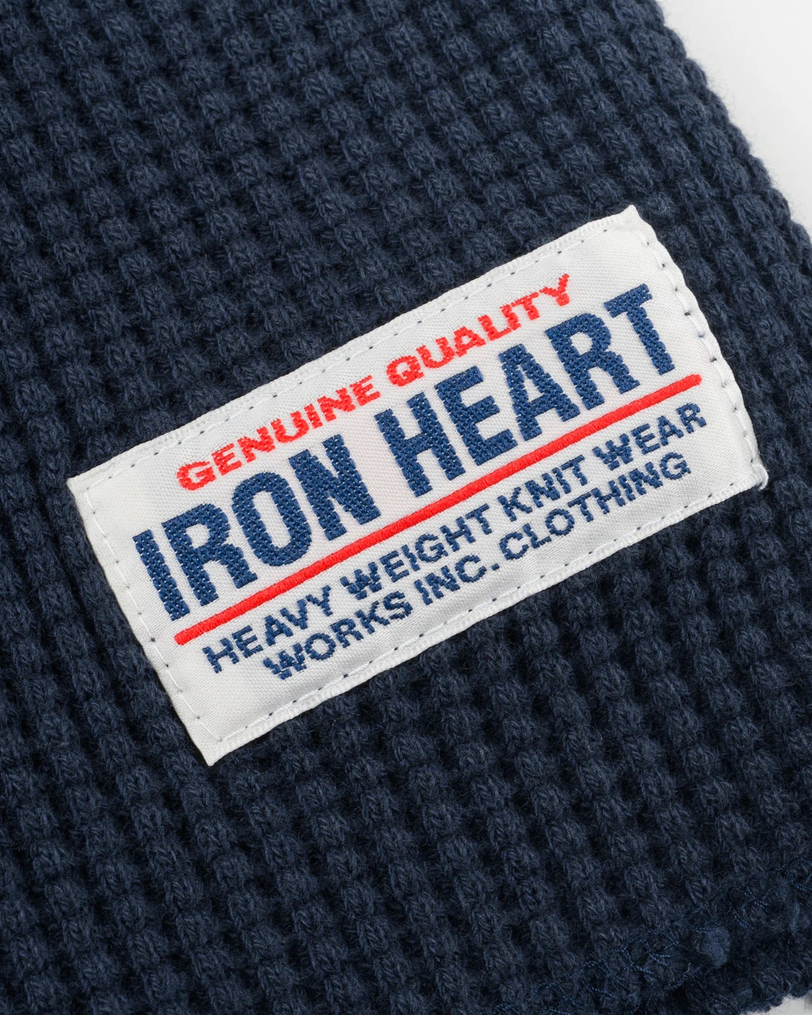 Iron Heart IHTL-1301-NAV Waffle Knit Thermal - Navy