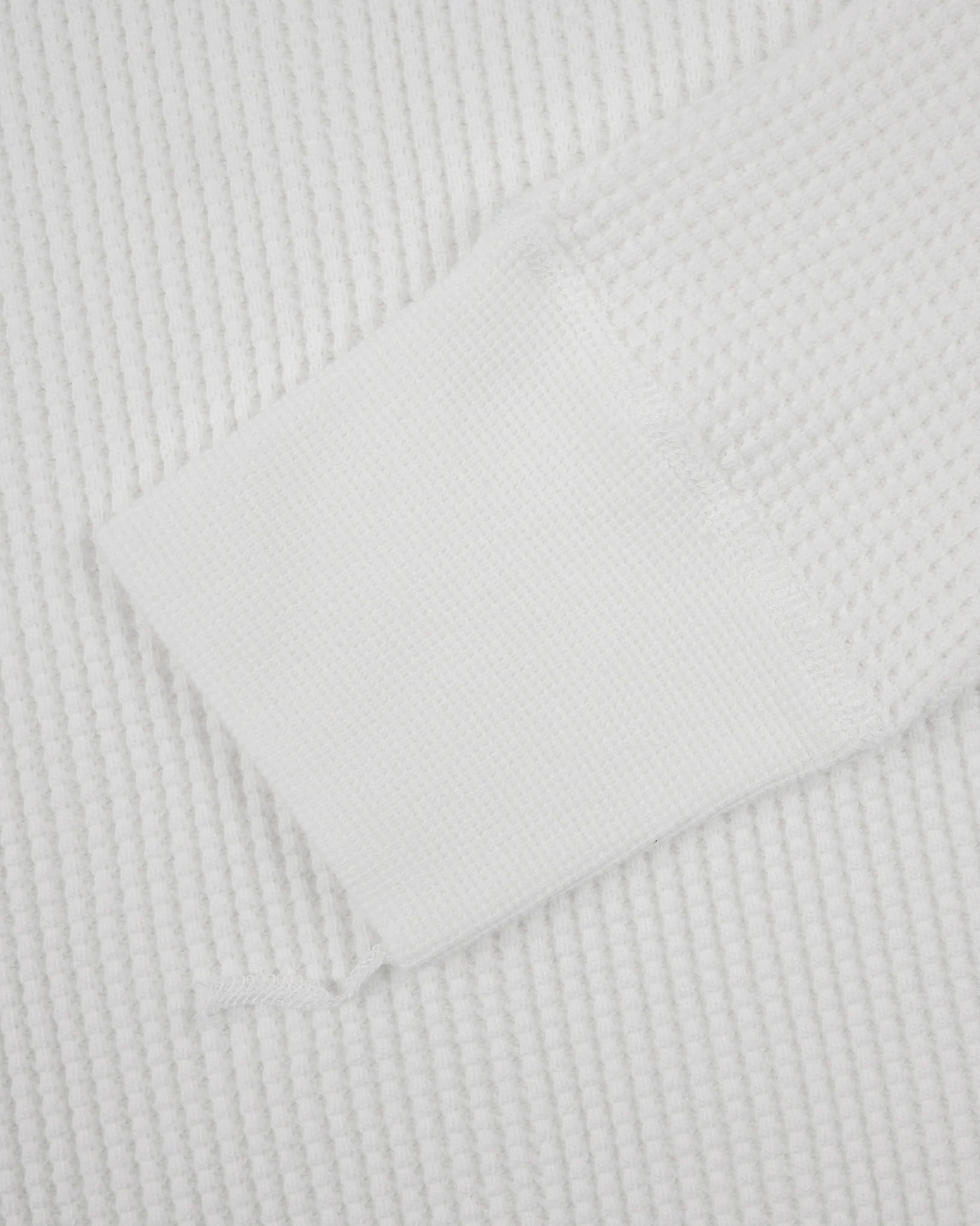 Iron Heart IHTL-1301-WHT Waffle Knit Thermal - White