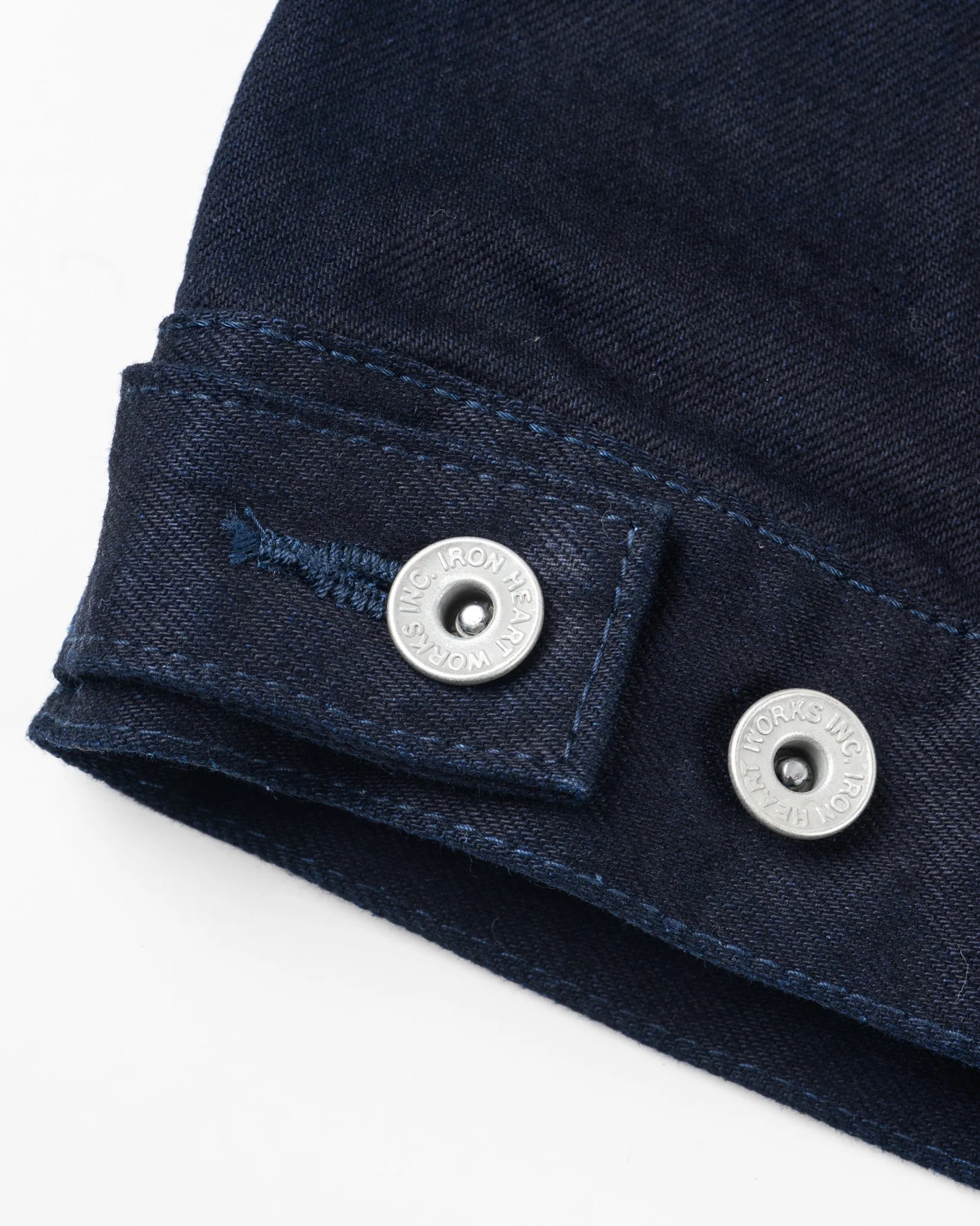 Iron Heart IH-526J-142ib 14oz Selvedge Denim Modified Type III Jacket - Indigo/Black