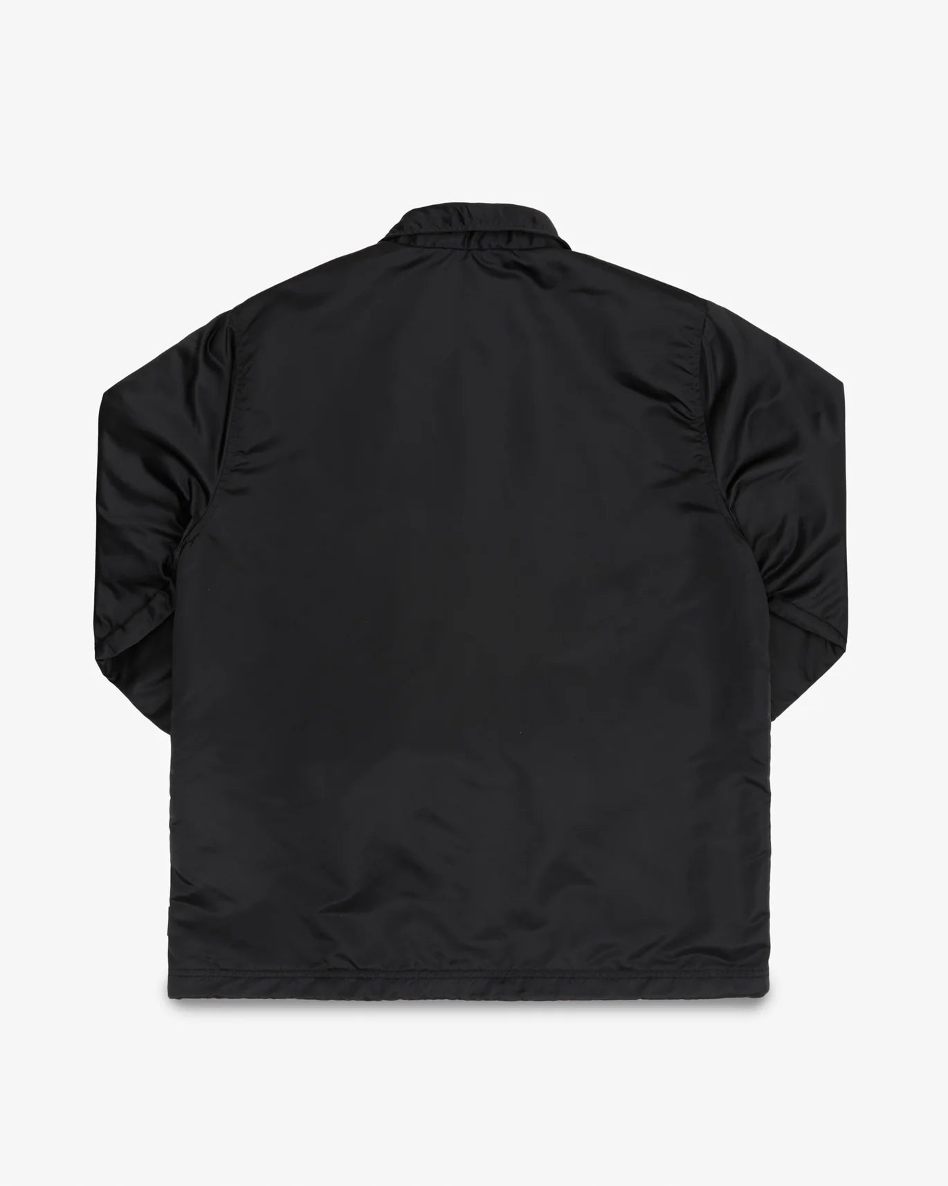 Iron Heart IHJ-160-BLK-NP 4.8oz Nylon Coach Jacket - Black - No