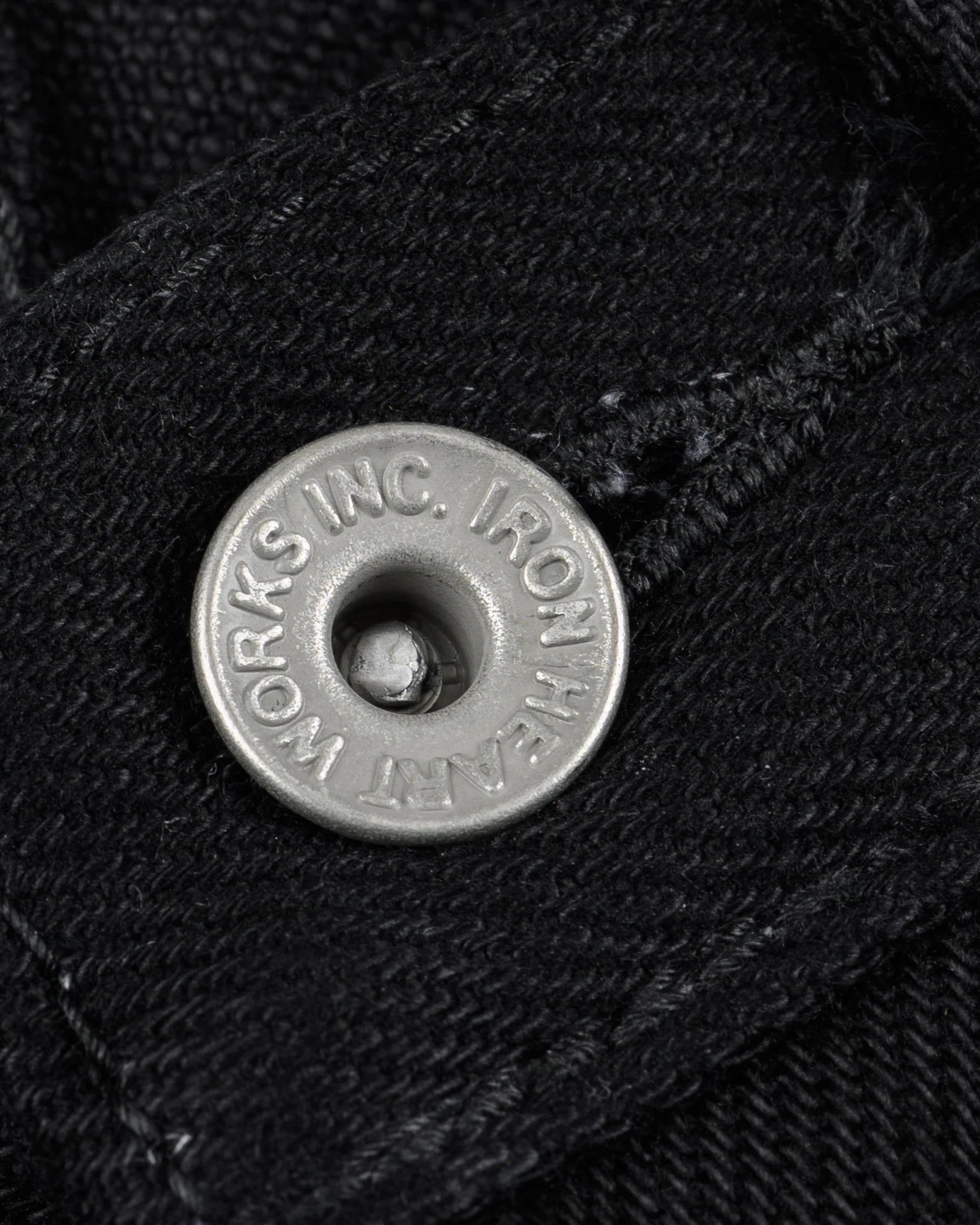 Iron Heart IH-888S-SBG 21oz Selvedge Denim Relaxed Tapered Cut Jeans - Superblack (Fades To Grey)