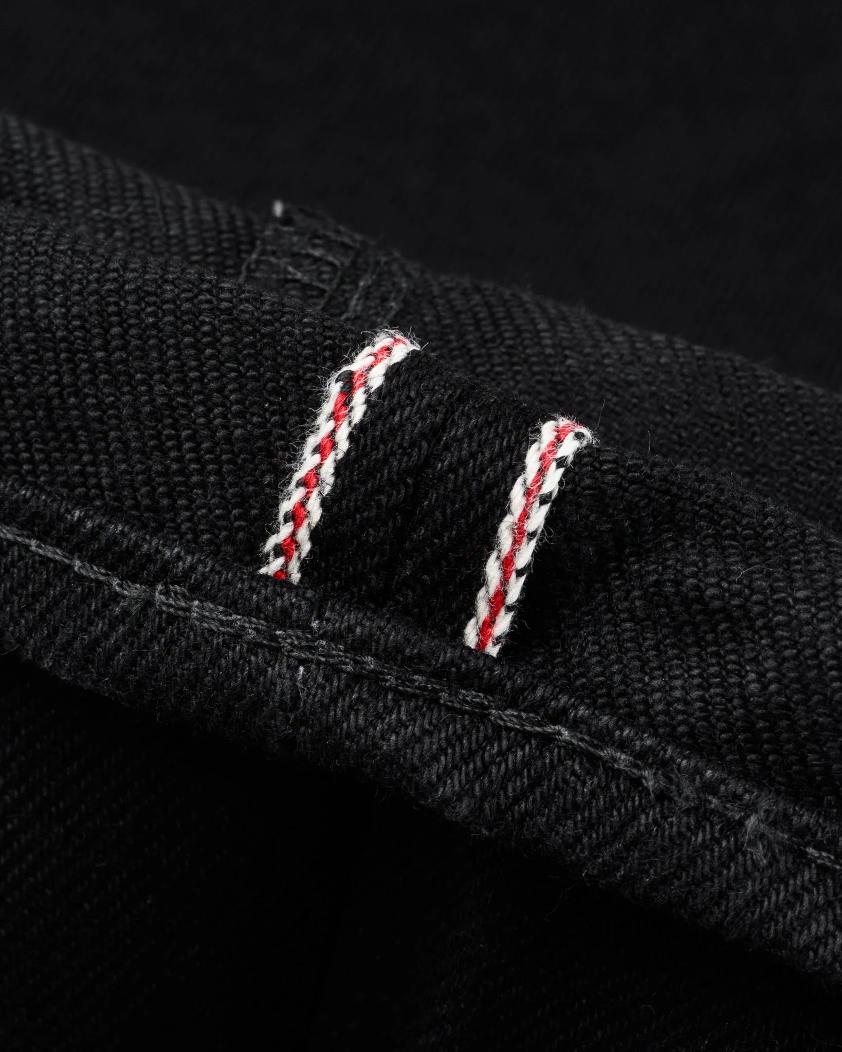 Iron Heart IH-888S-SBG 21oz Selvedge Denim Relaxed Tapered Cut Jeans - Superblack (Fades To Grey)