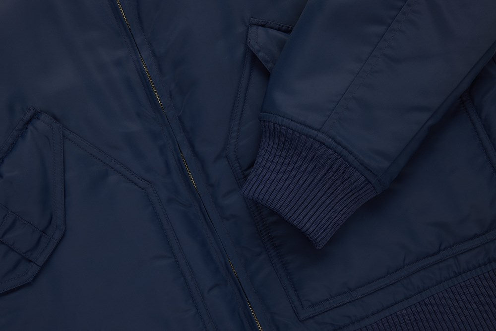 3sixteen CWU Flight Jacket - Blue Aviator Satin