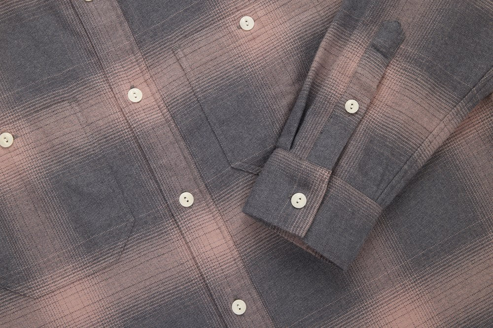 3sixteen Utility Flannel - Mauve Ombre