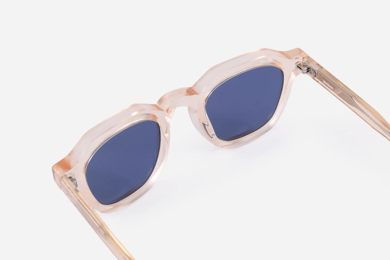 3sixteen SP-05 Geometric Sunglasses - Champagne / Navy
