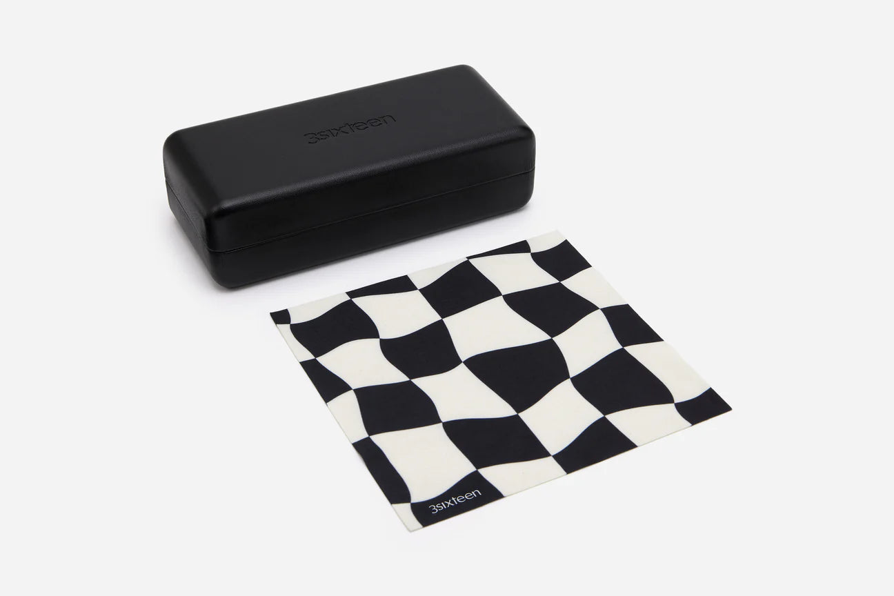 3sixteen SP-05 Geometric Sunglasses - Champagne / Navy