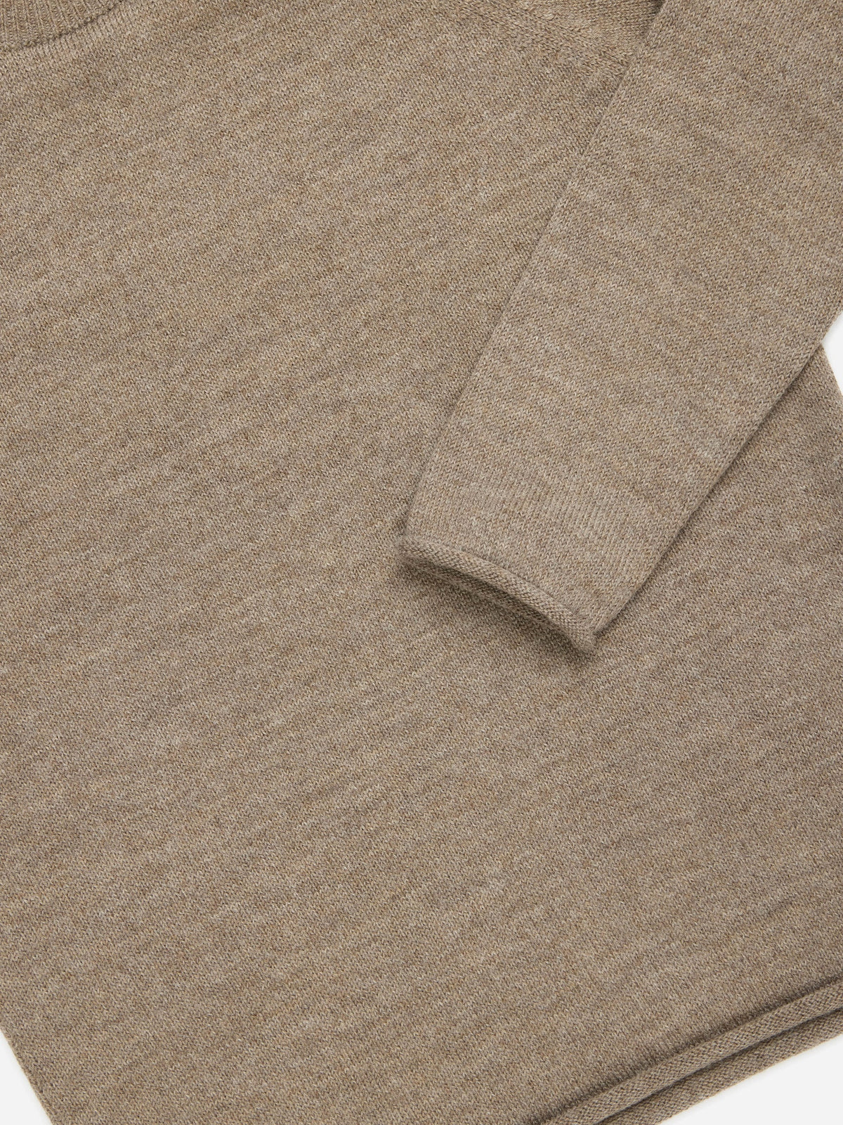 3sixteen Roll Neck Sweater - Sandstone Baby Alpaca