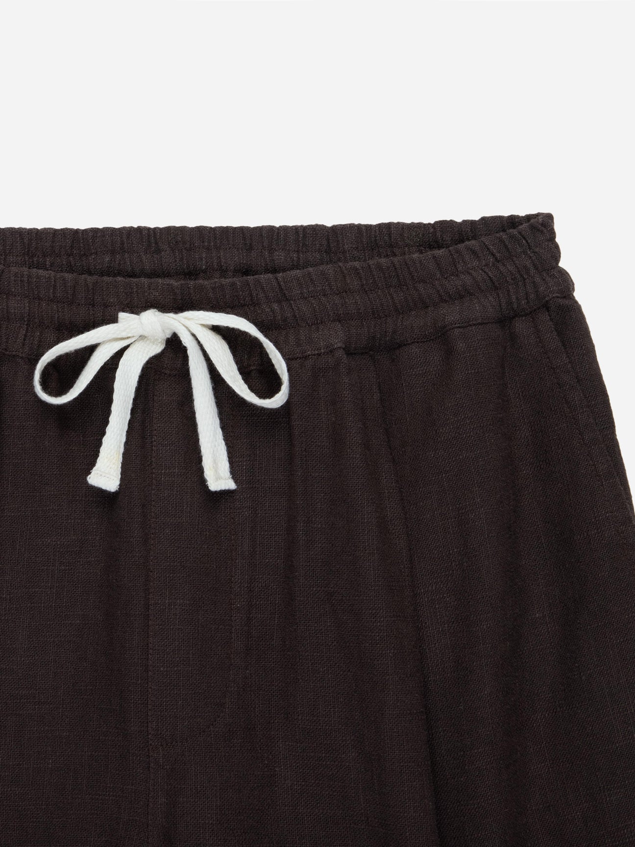 3sixteen Drawstring Short - Chocolate Linen