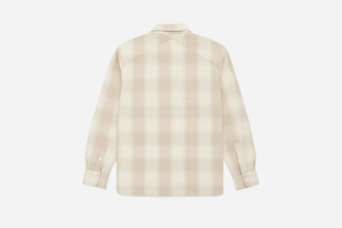 Crosscut Flannel - Alabaster - Guilty Party