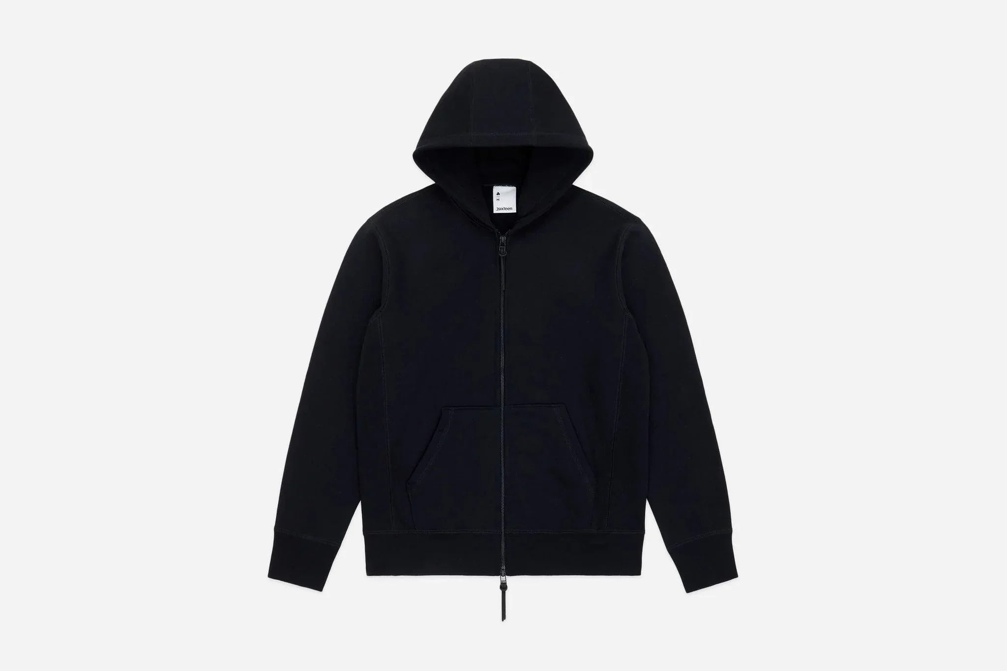 Heavyweight Zip Hoody - Black - Guilty Party