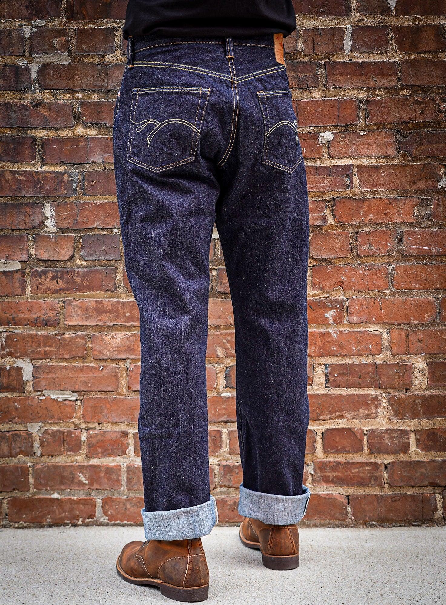 The Flat Head FN-3004 14.5oz Wide Tapered Selvedge Denim - Indigo