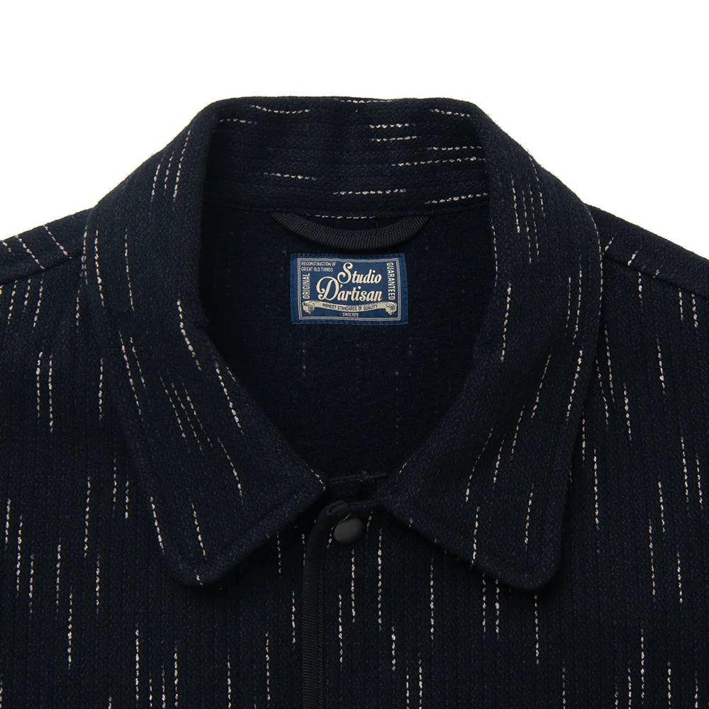 Studio D'Artisan 4616 Kasuri-Dyed Beach Cloth Jacket