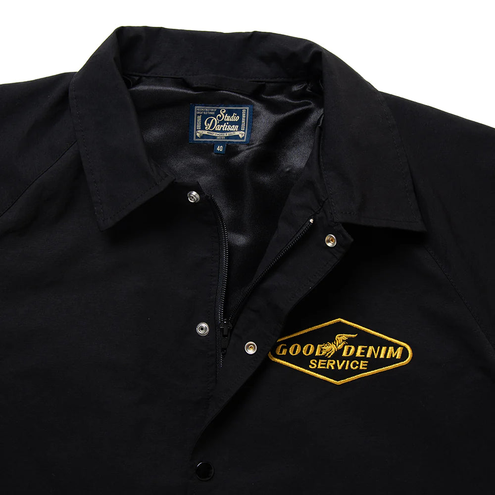 Studio D'Artisan 4627 60/40 Cross Coach Jacket - Black
