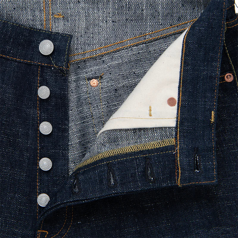 Studio D'Artisan SD-1002 GL3 Loose Fit Indigo Selvedge Denim - One Washed