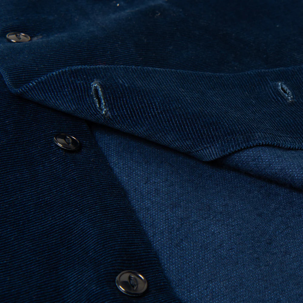 Studio D'Artisan 5731 Native Corduroy Shirt - Indigo
