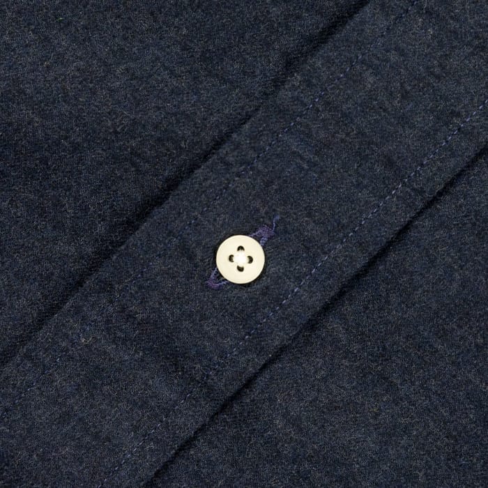 Gitman Vintage Classic Flannel Shirt - Navy