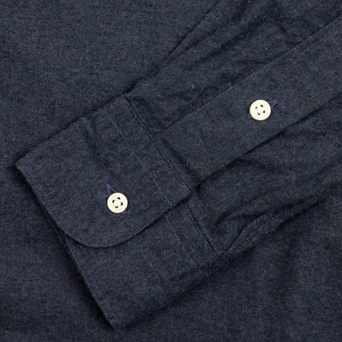 Gitman Vintage Classic Flannel Shirt - Navy