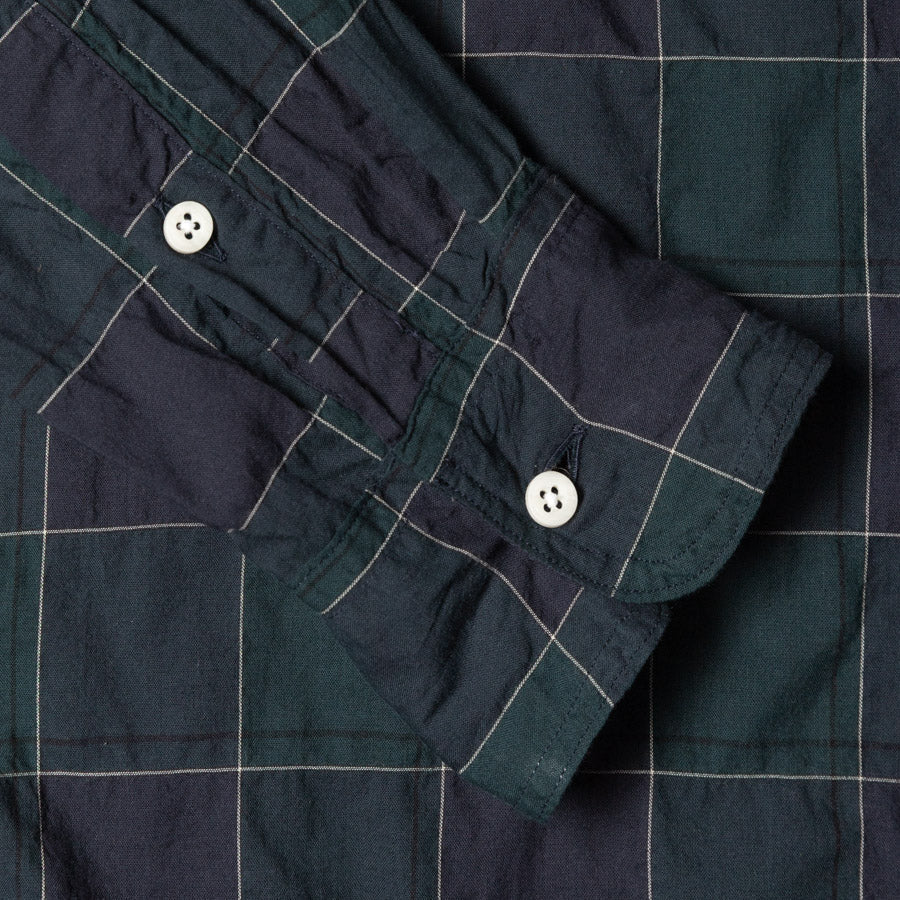 Gitman Vintage Checked Organic Cotton Shirt - Navy