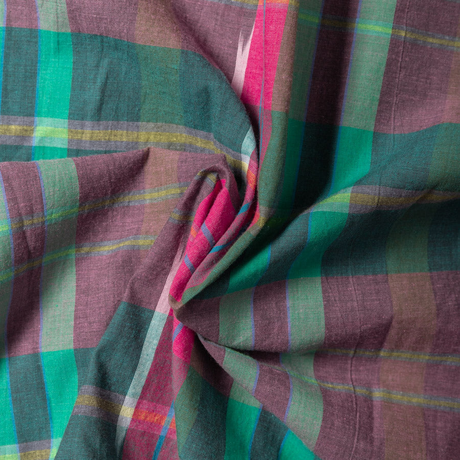 Gitman Vintage Original Madras Shirt - Plum Ikat