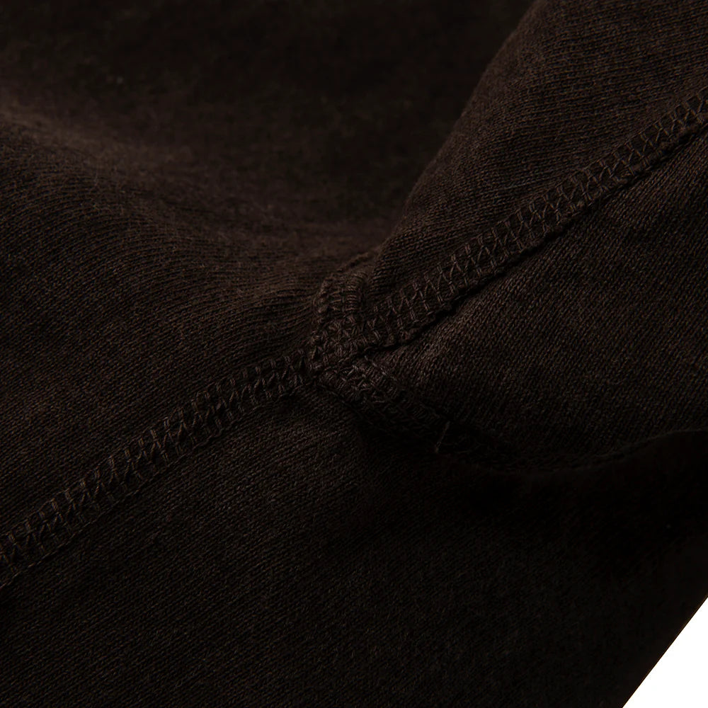 Studio D'Artisan 8198 Amami Oshima Mud-Dyed Loopwheeled T-Shirt - Dark Brown