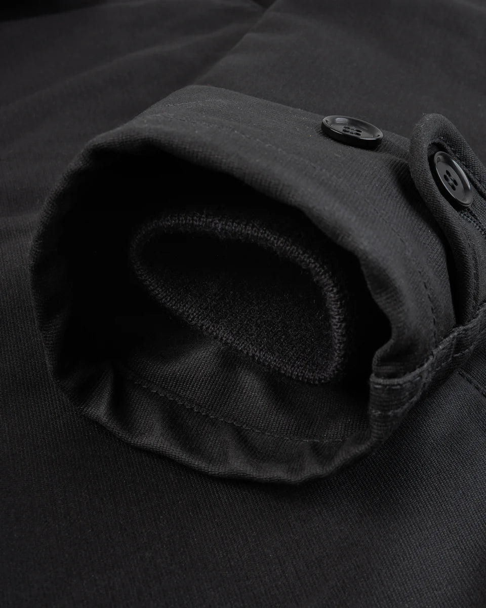 Iron Heart IHM-37-BLK Oiled Whipcord N1 Deck Jacket - Black