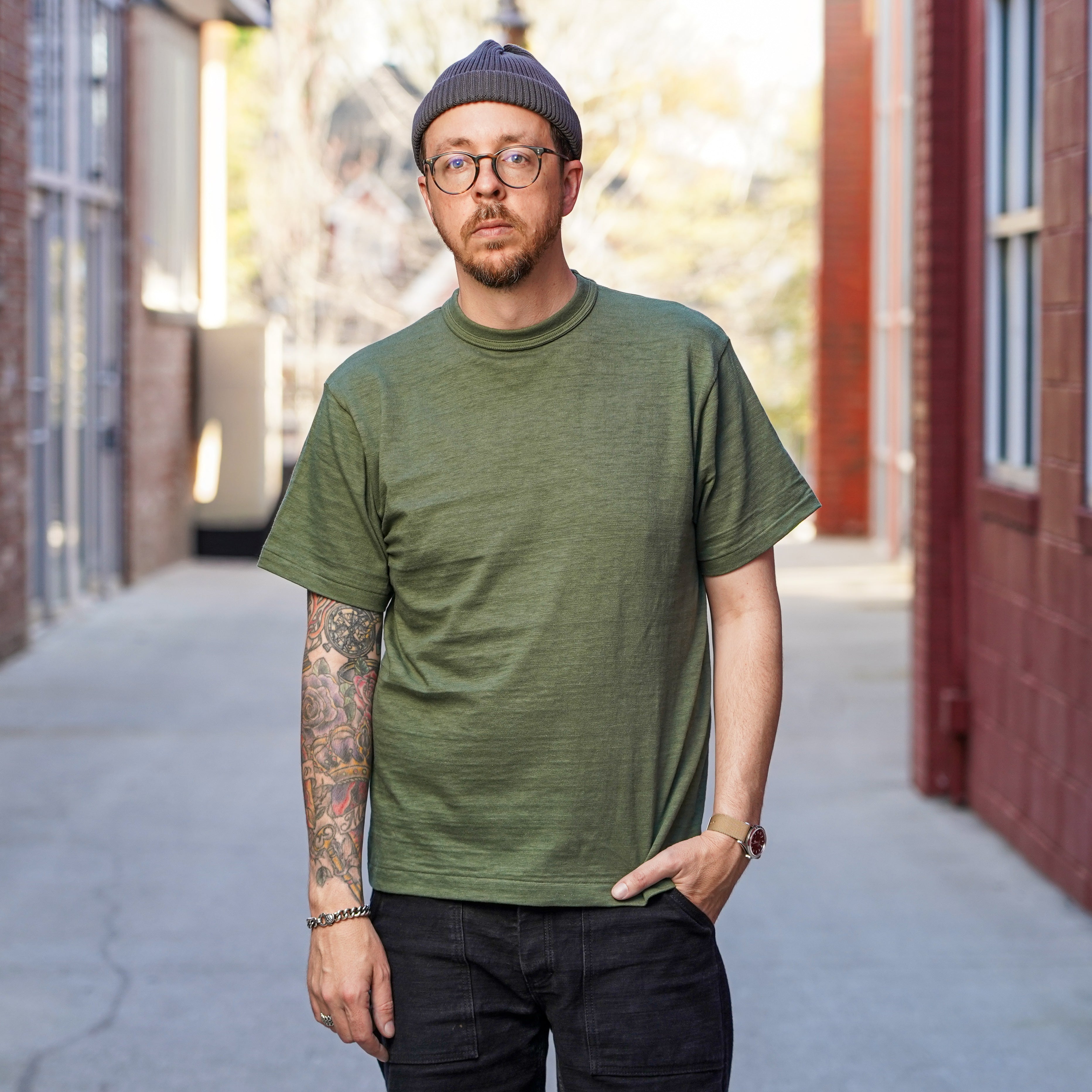 Warehouse 4601 Plain T-Shirt - Green – Guilty Party