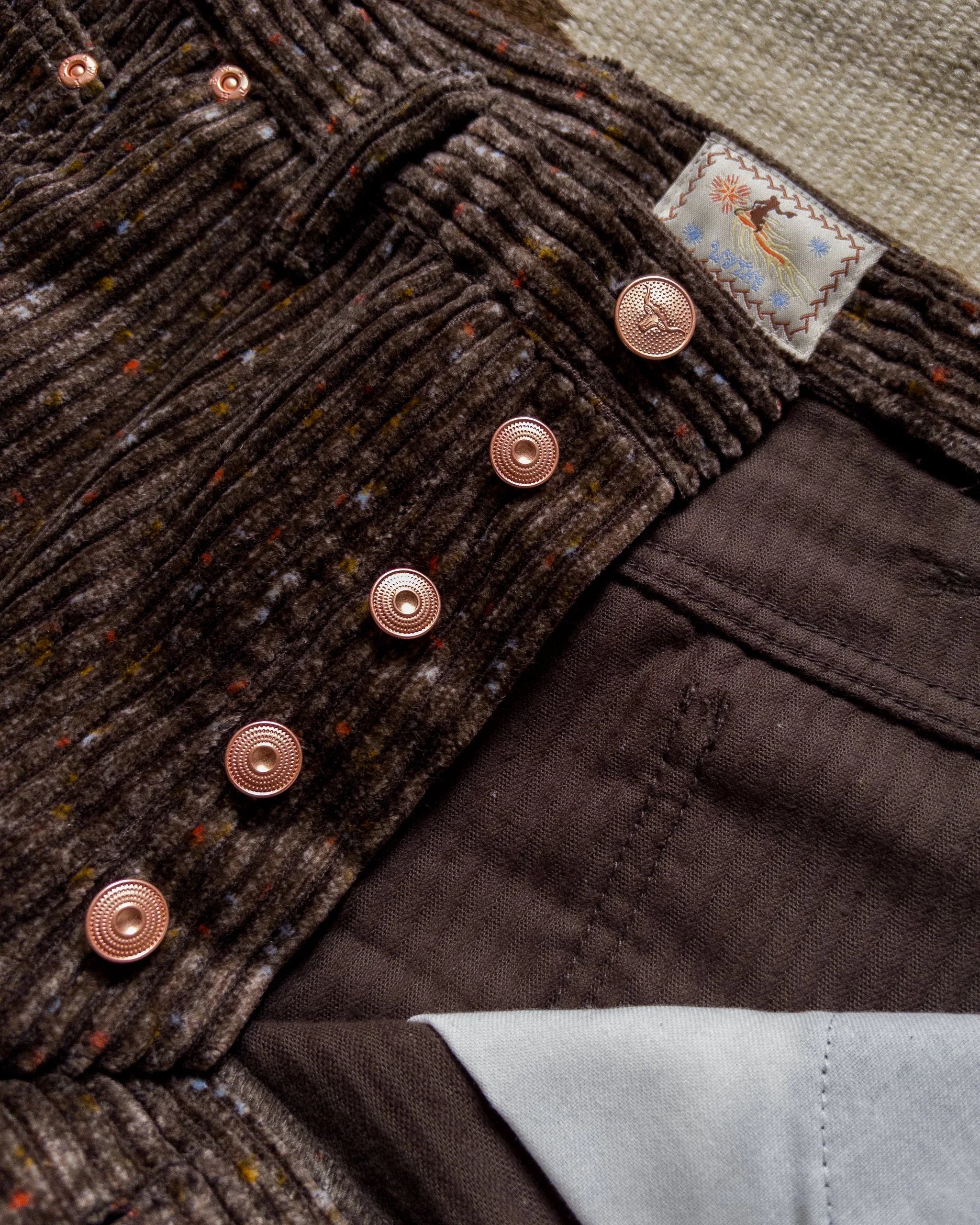 Wythe Donegal Corduroy 5 Pocket Pant - Rustic Brown