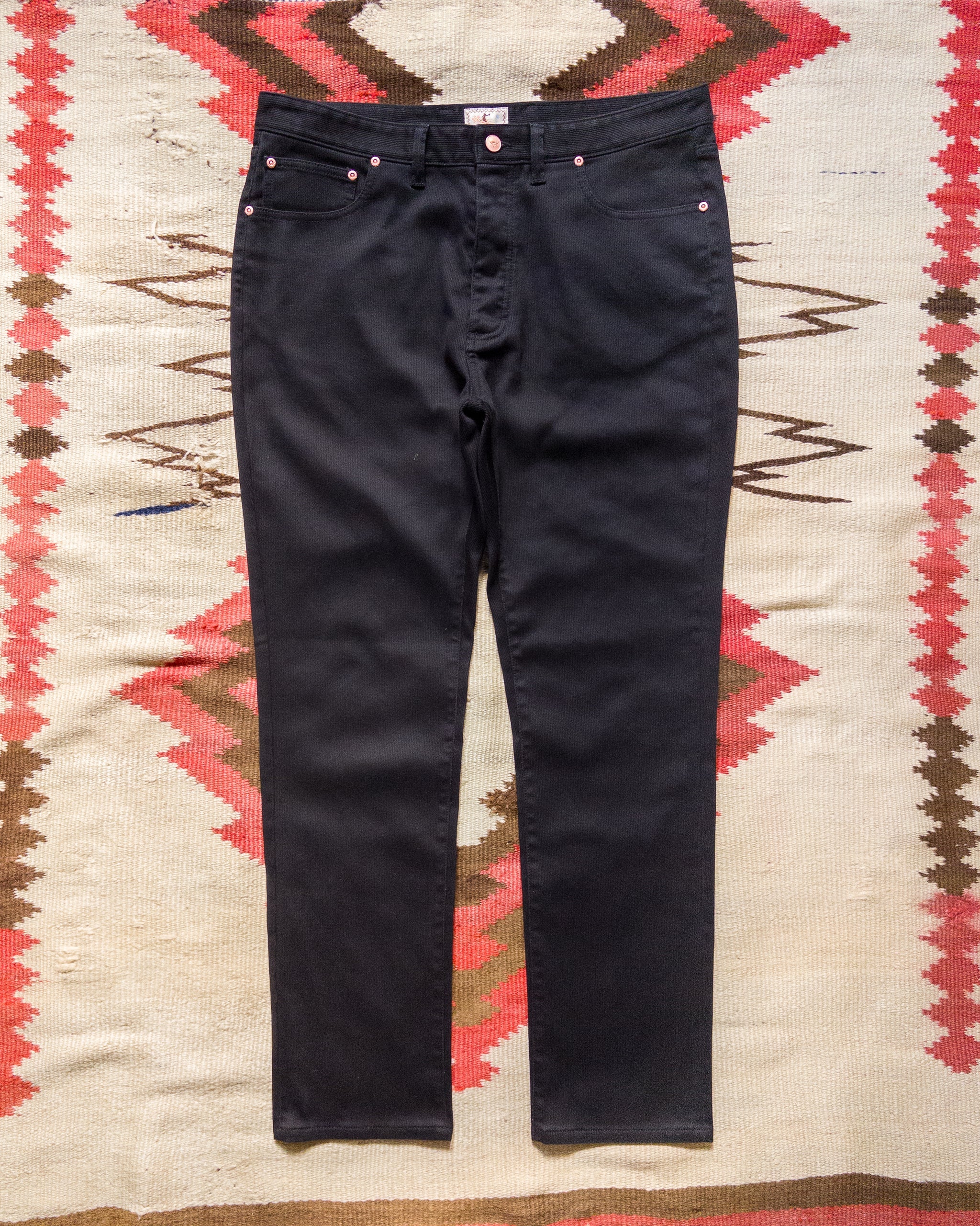 Wythe Bedford Cord Five Pocket Pants - Black