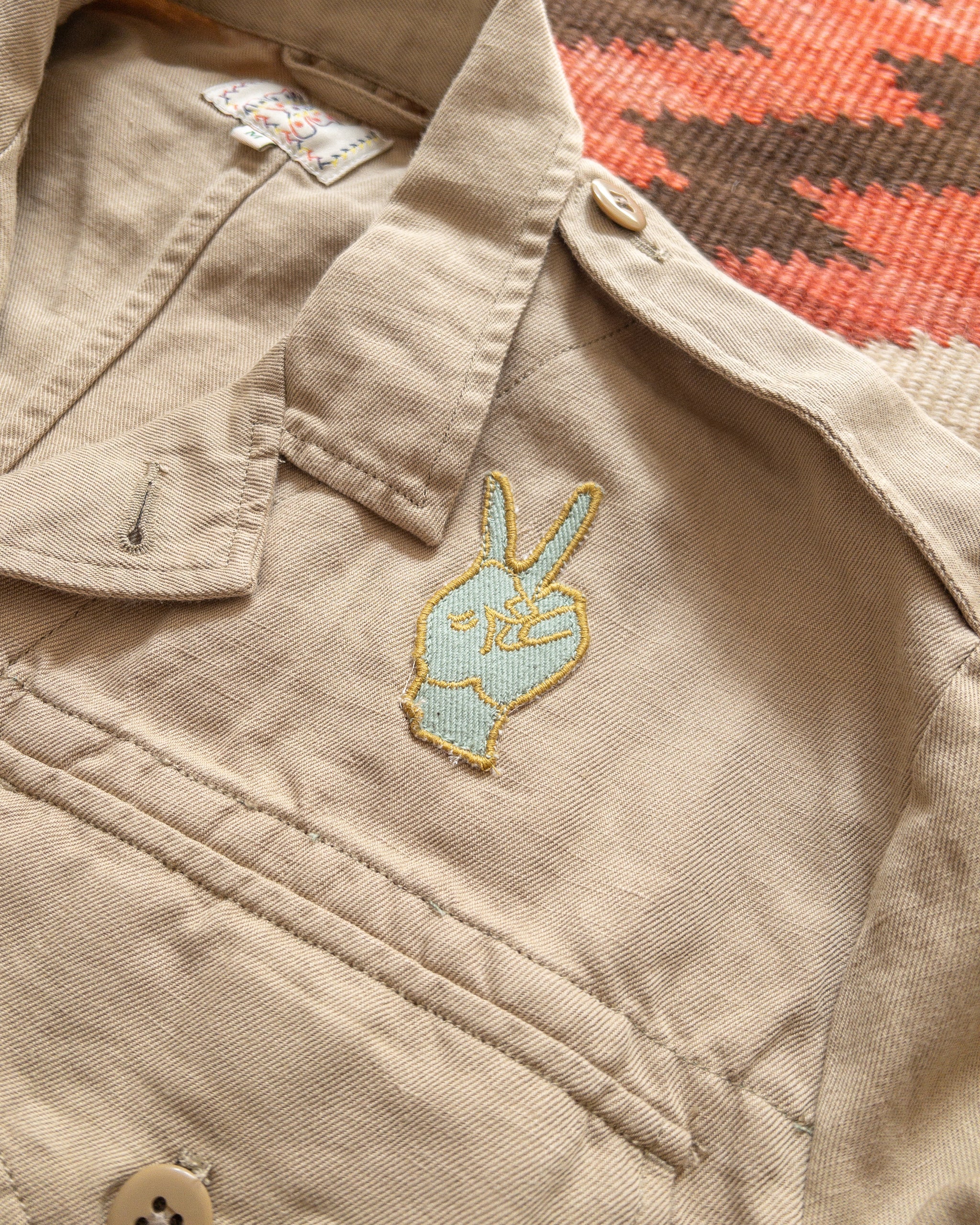 Wythe Cotton/Linen Twill Daytripper Jacket - Camp Khaki