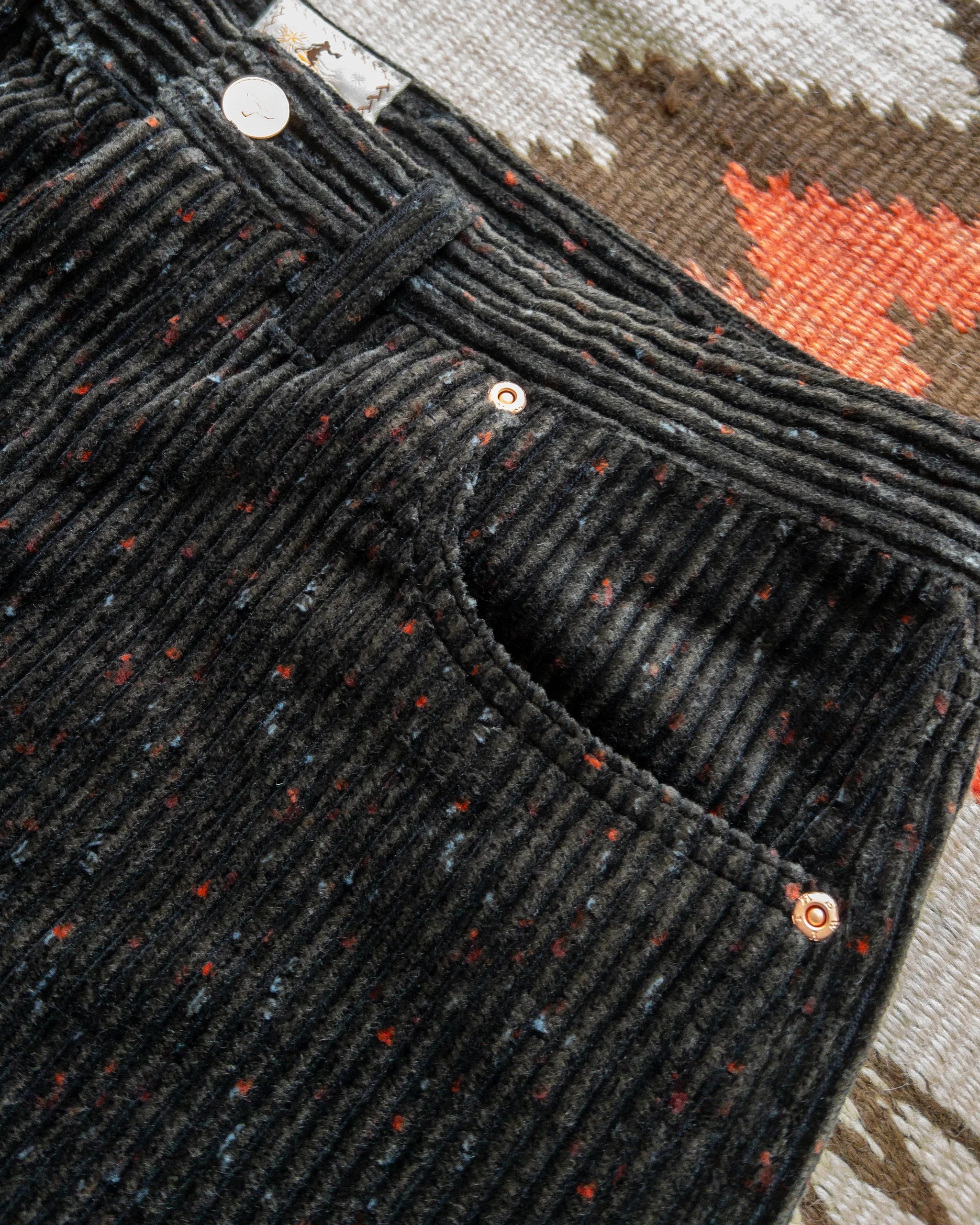 Wythe Donegal Corduroy 5 Pocket Pant - Night Sky