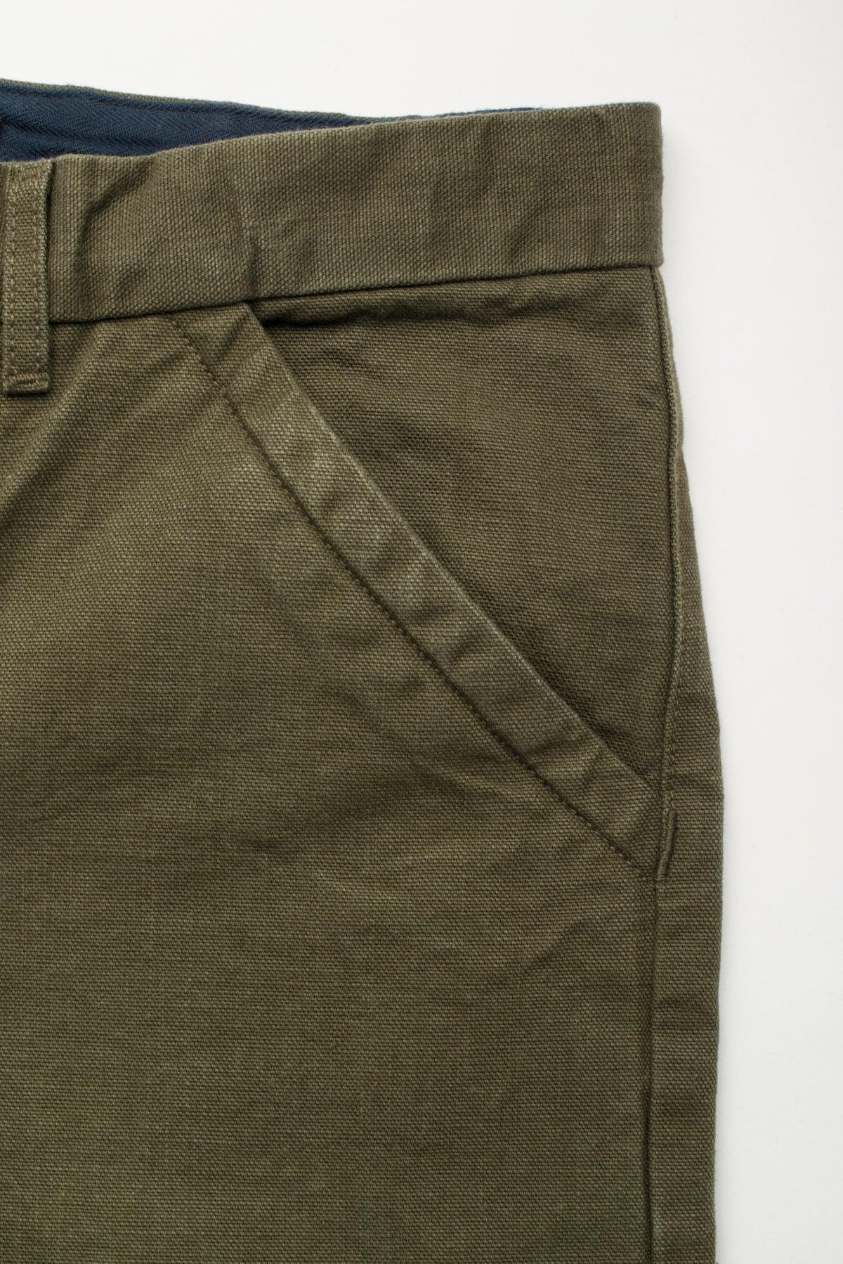 Freenote Cloth Workers Chino 14oz Slub Slim Fit - Army