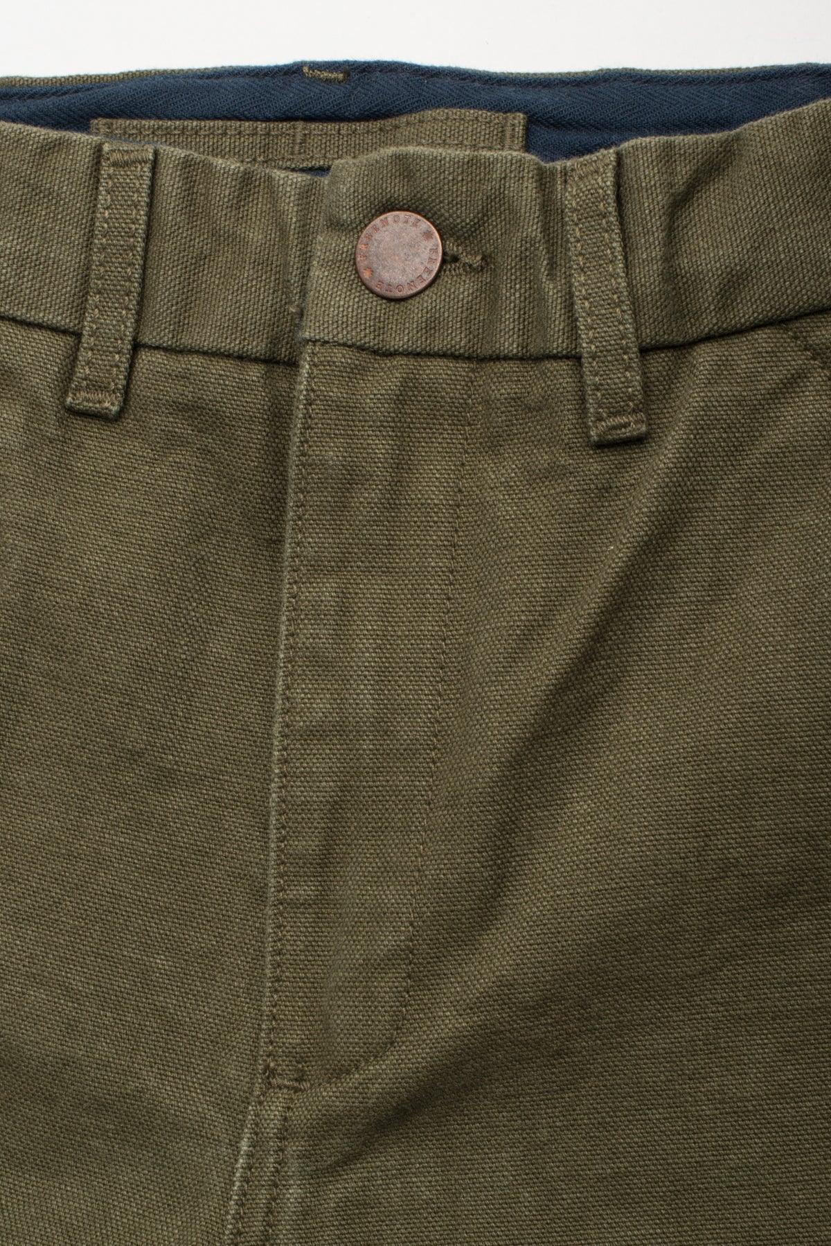Freenote Cloth Workers Chino 14oz Slub Slim Fit - Army