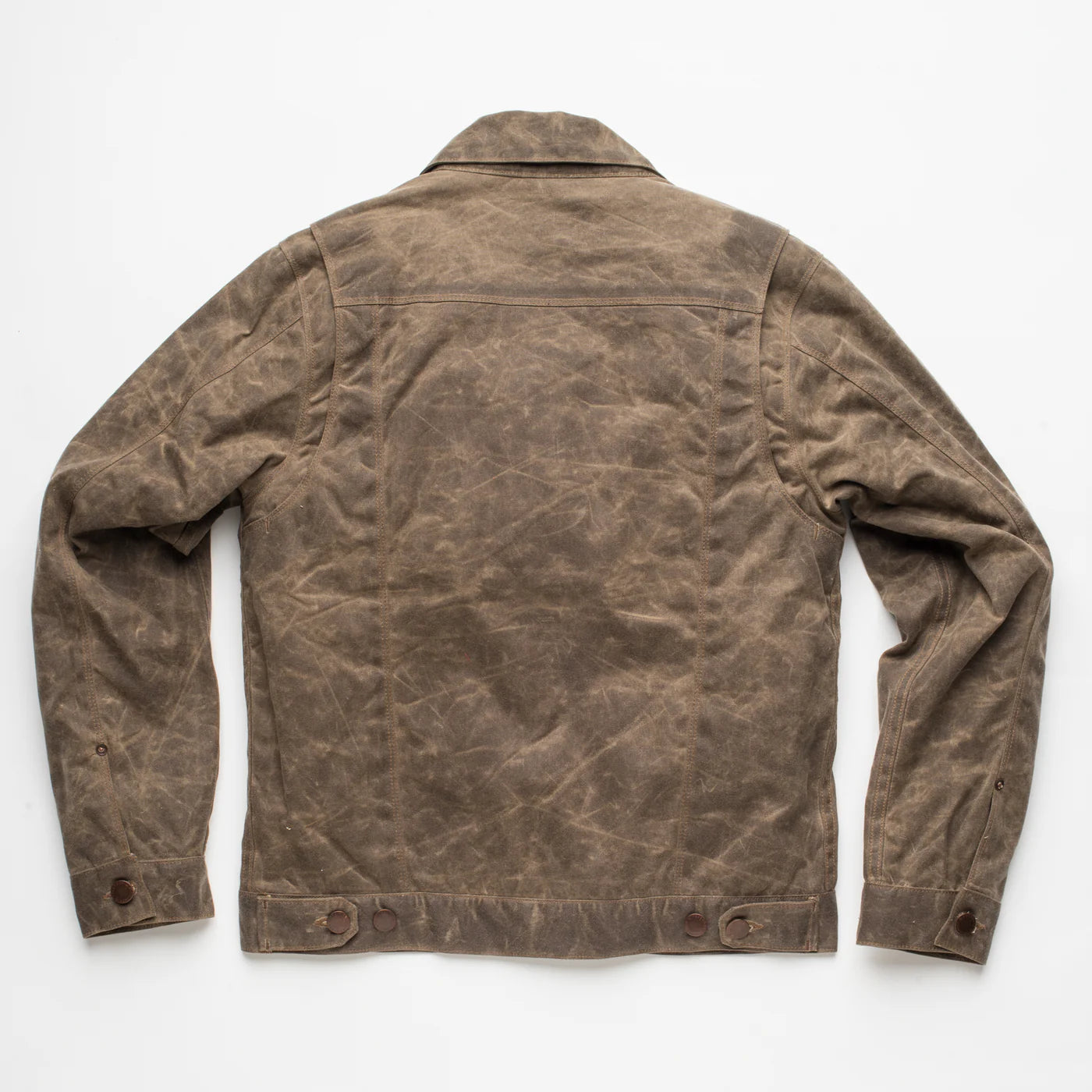 Freenote Cloth RJ-1 Riders Jacket Waxed Canvas - Oak