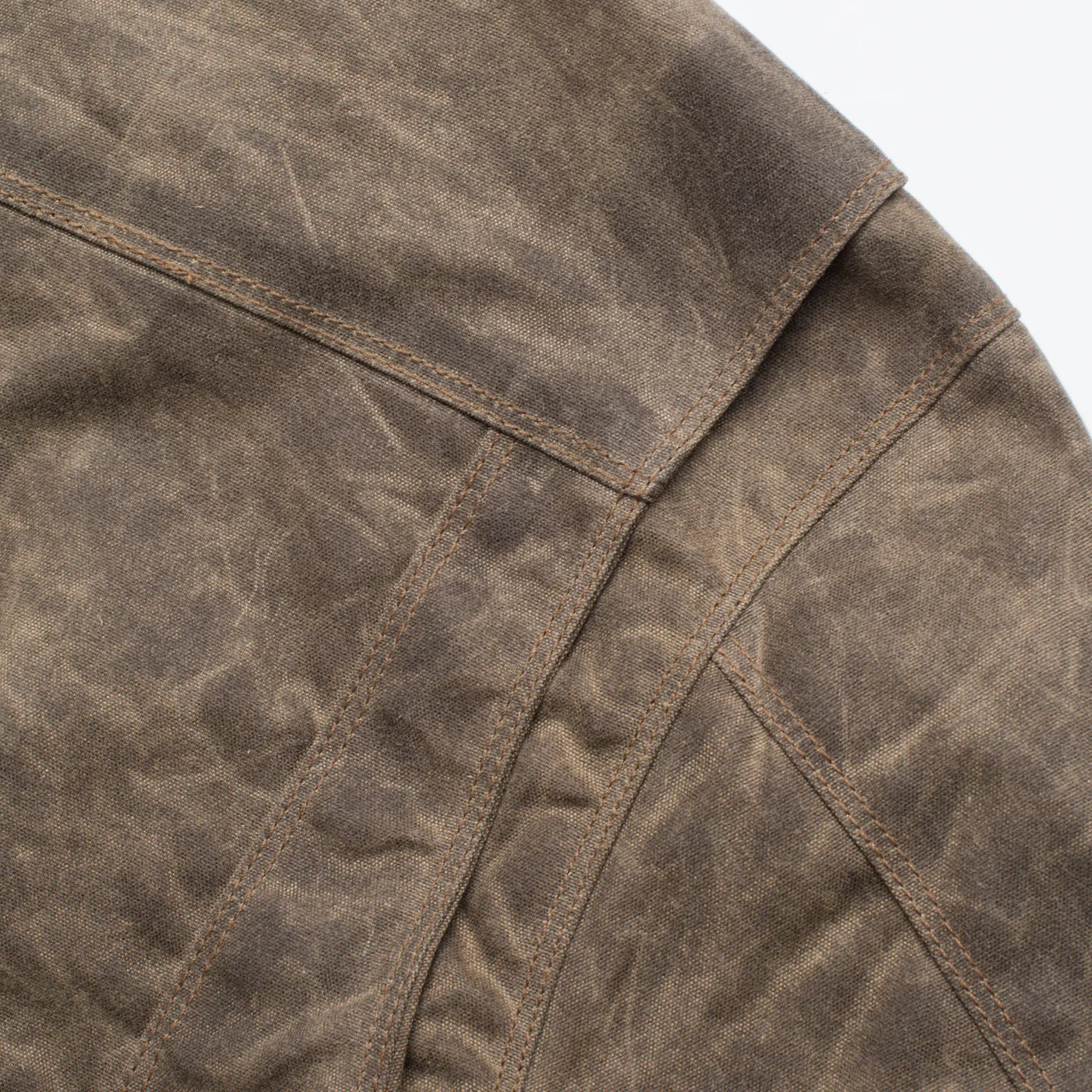 Freenote Cloth RJ-1 Riders Jacket Waxed Canvas - Oak