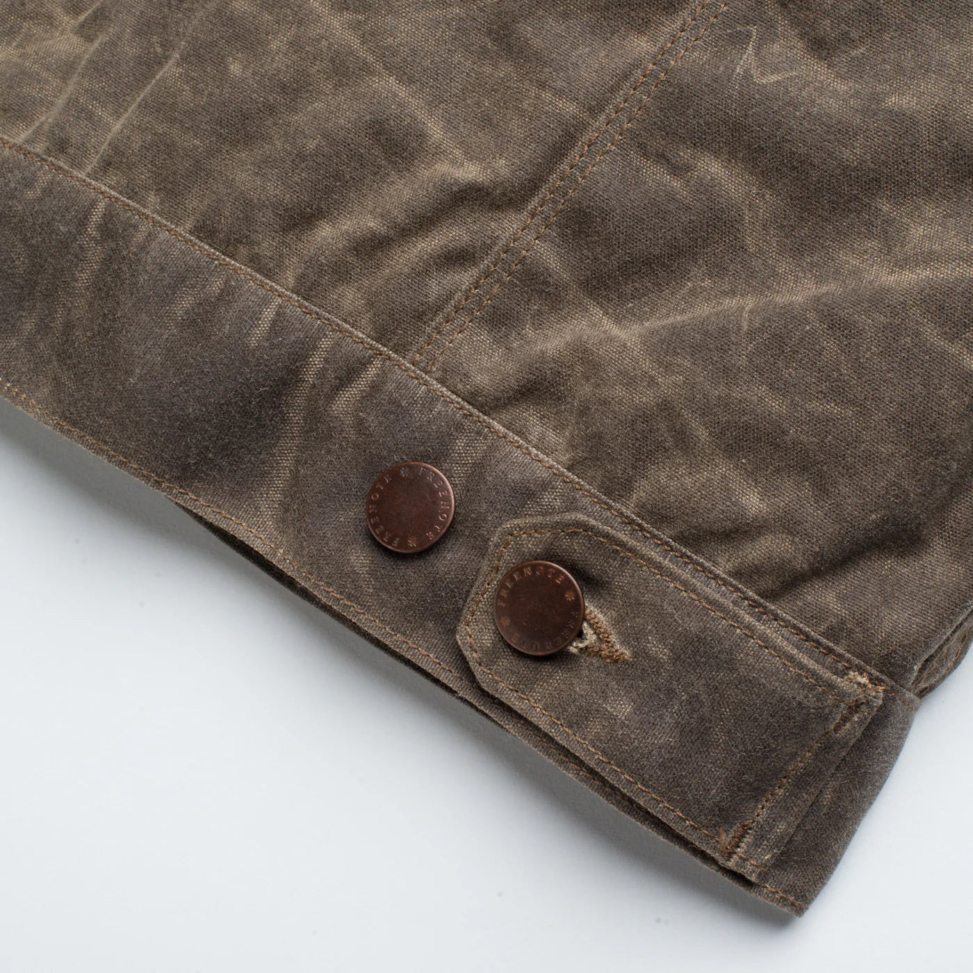 Freenote Cloth RJ-1 Riders Jacket Waxed Canvas - Oak