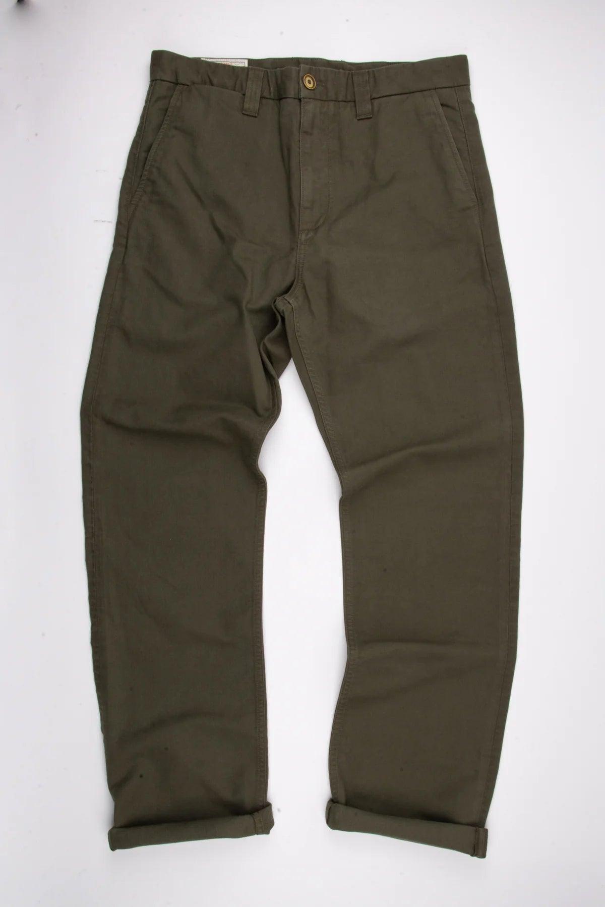 Freenote Cloth Deck Pant Straight Fit - Olive - Guilty Party