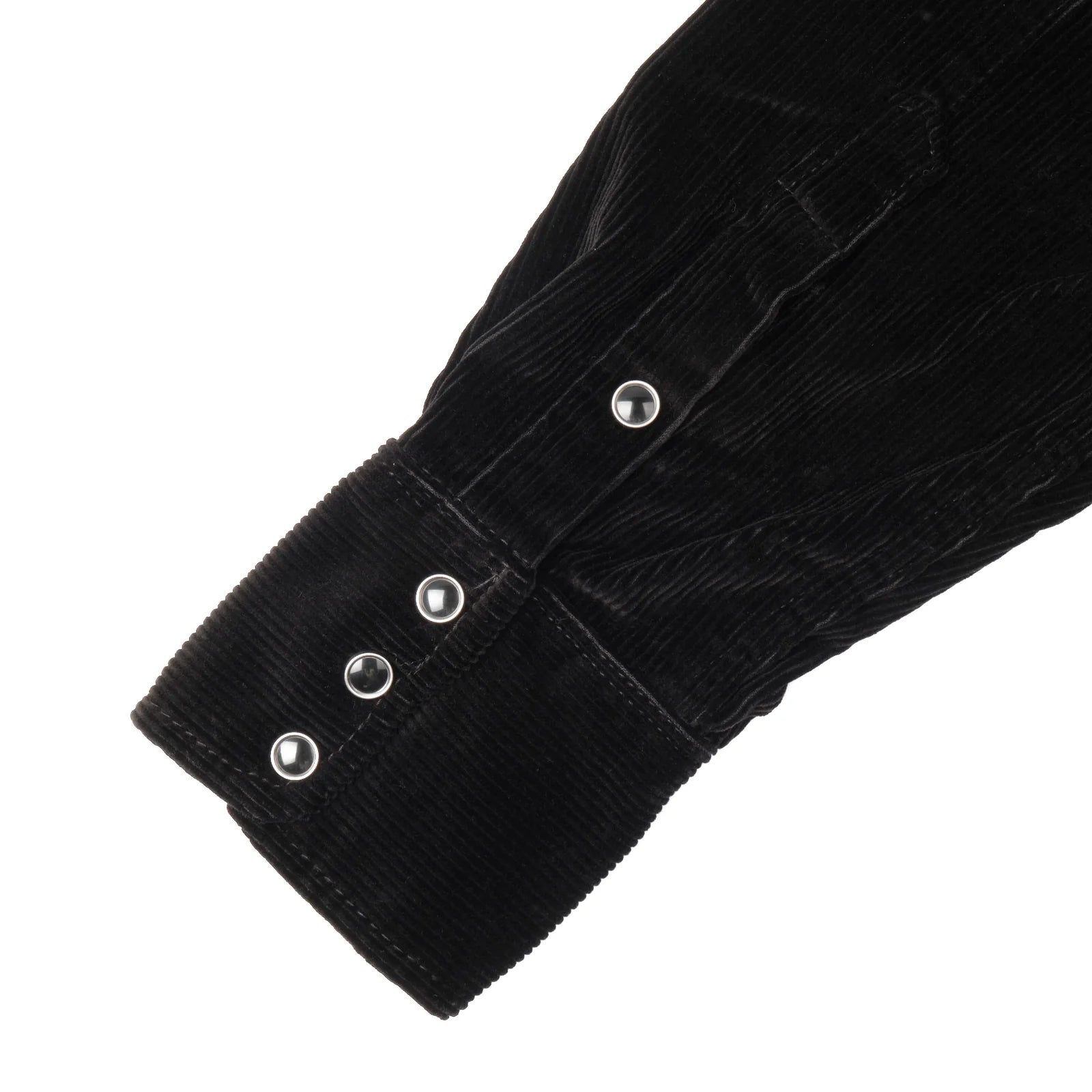 Freenote Cloth Calico Western Shirt - Black Corduroy