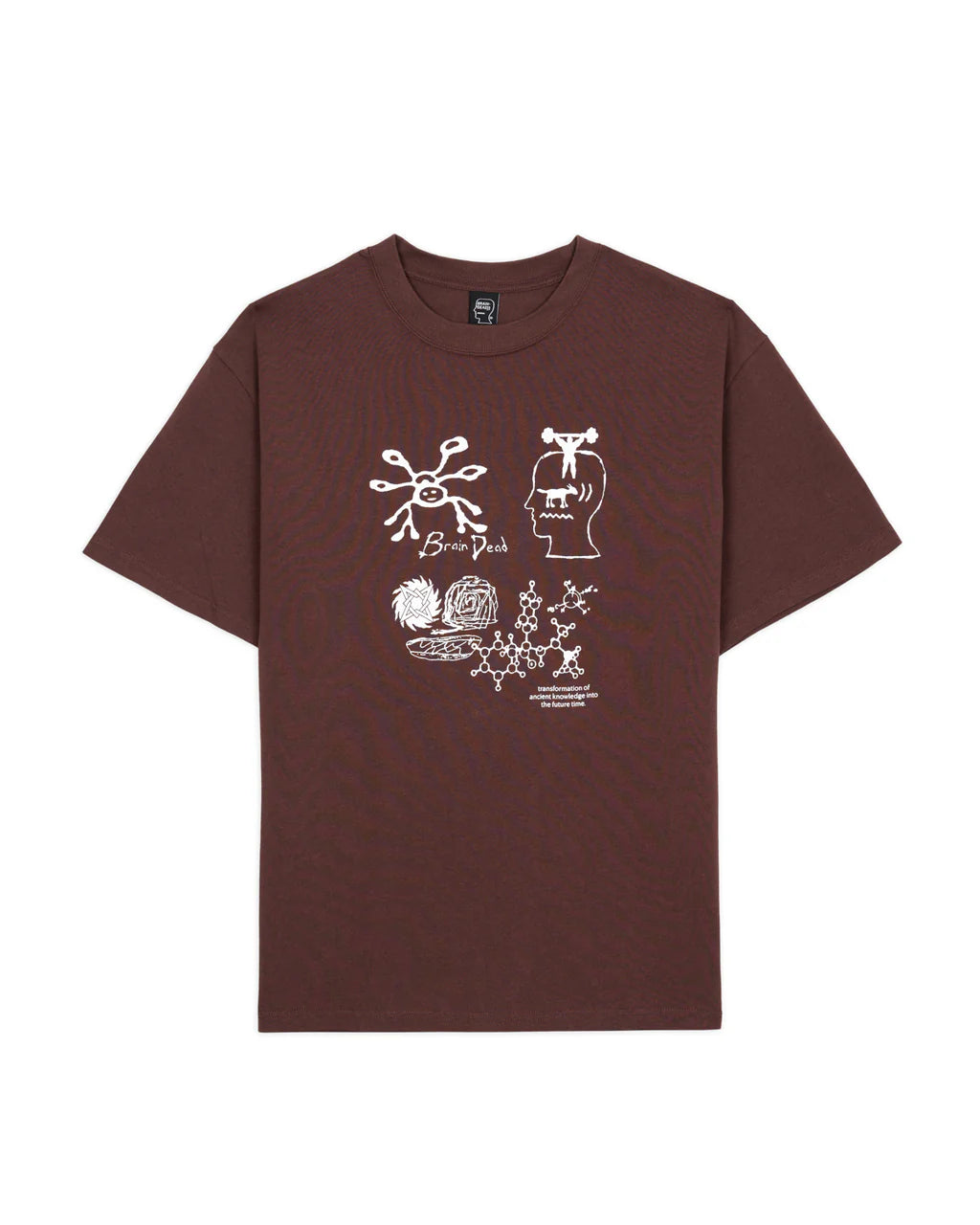 Brain Dead Ancient Knowledge T-Shirt - Berry