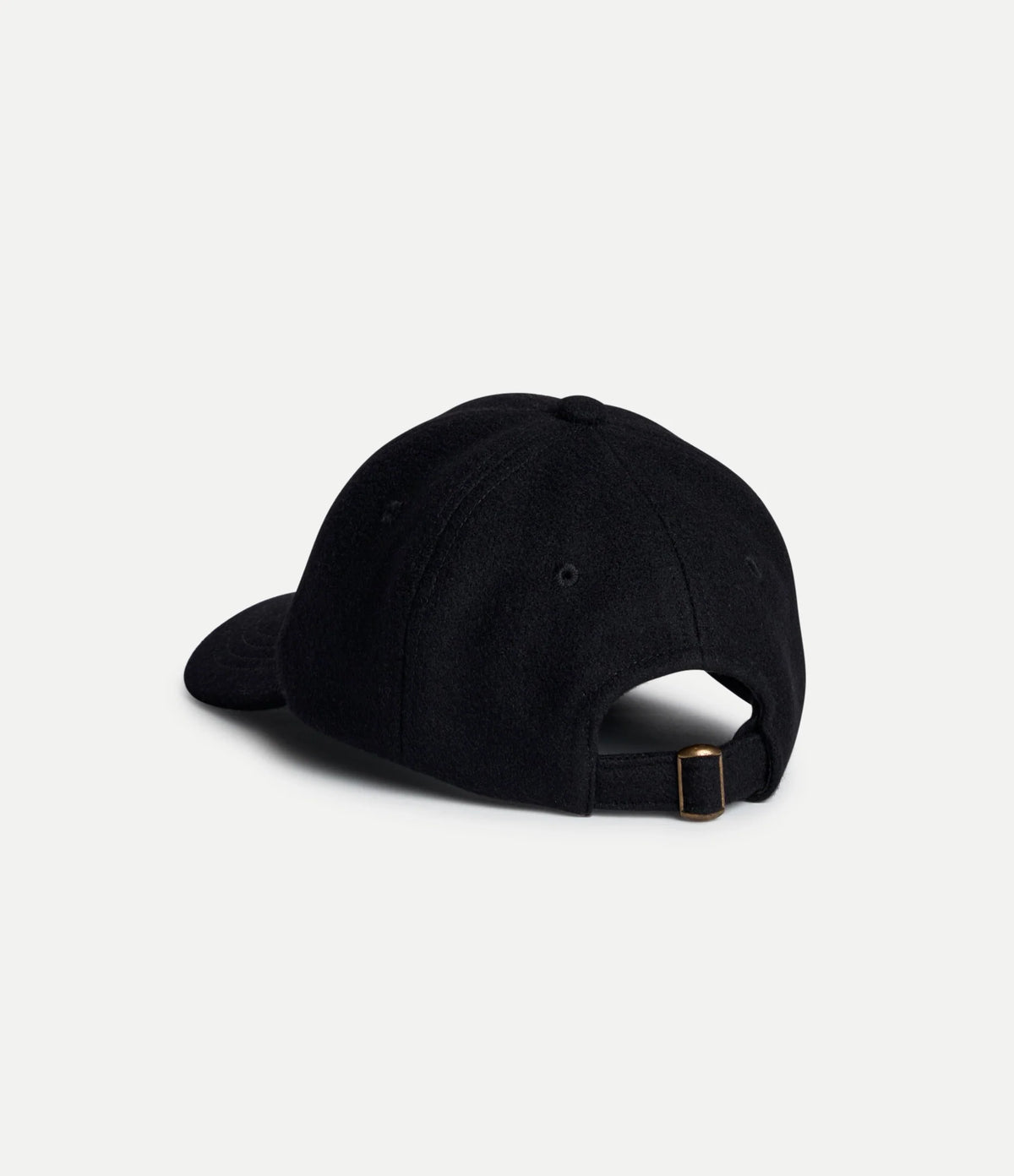 Merz b. Schwanen Wool WbS Logo Cap - Deep Black