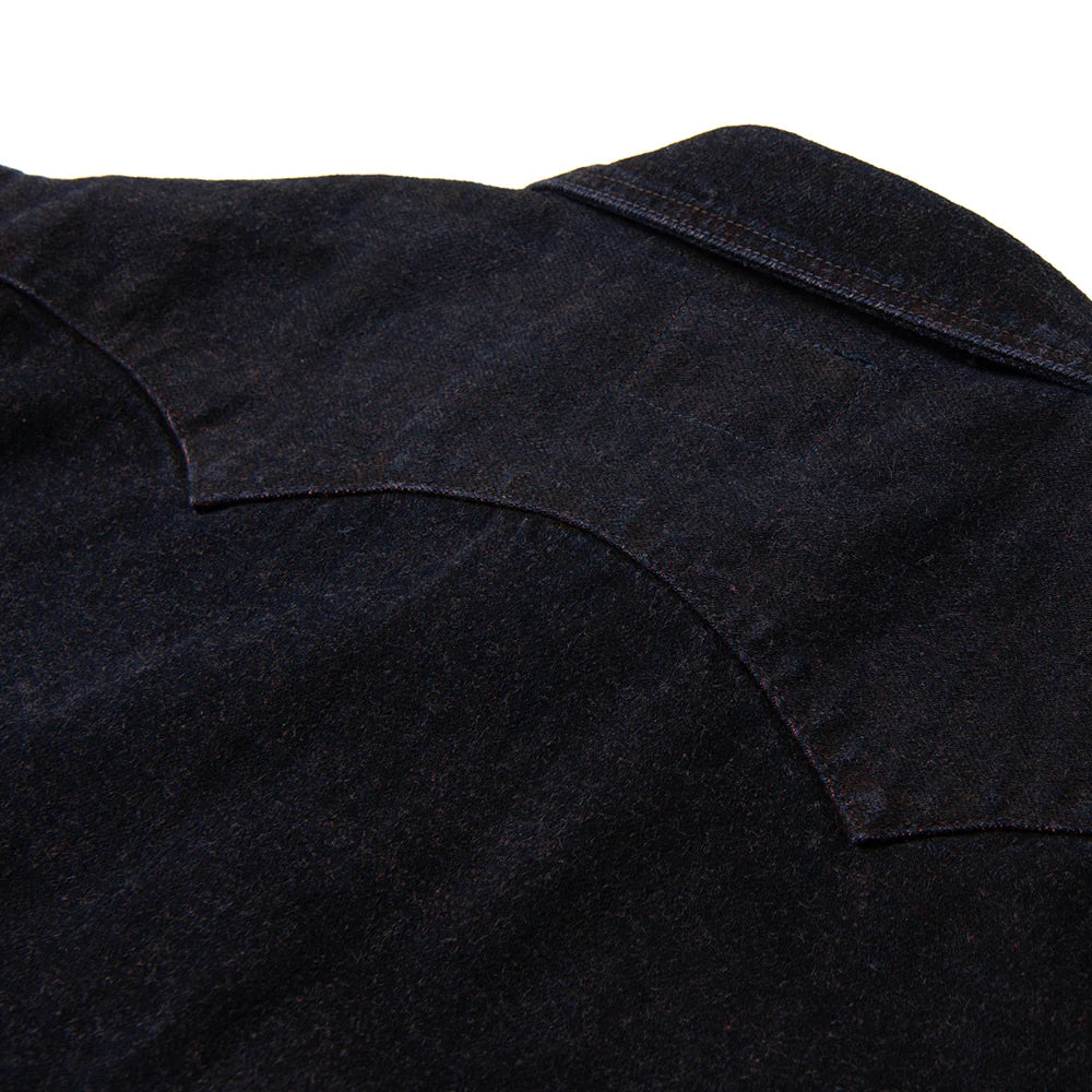 Studio D'Artisan D5727 Bengala Dyed Denim Western Shirt - Red