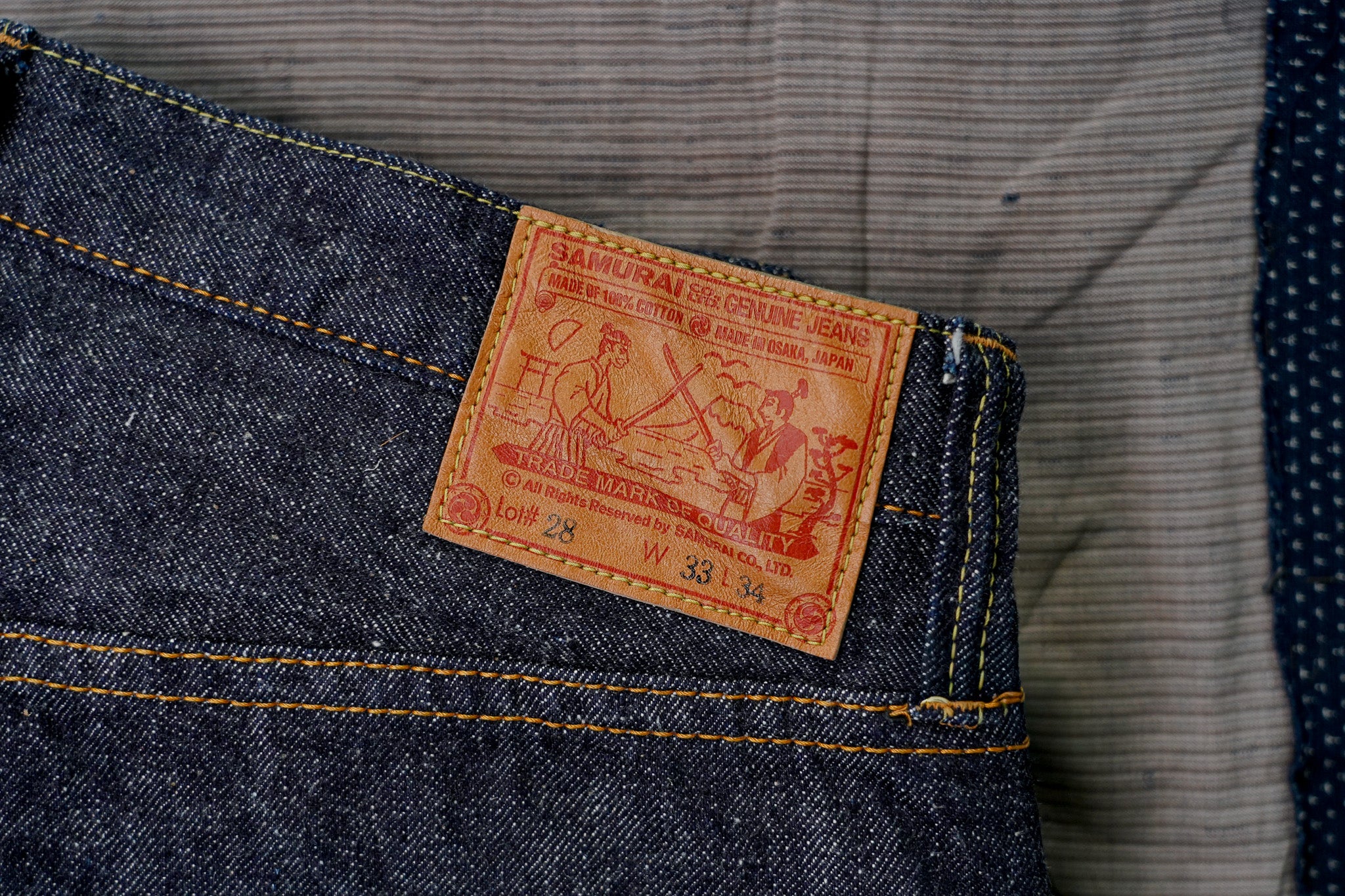 Samurai S0520XX 15oz Regular Tapered Jeans - One Washed