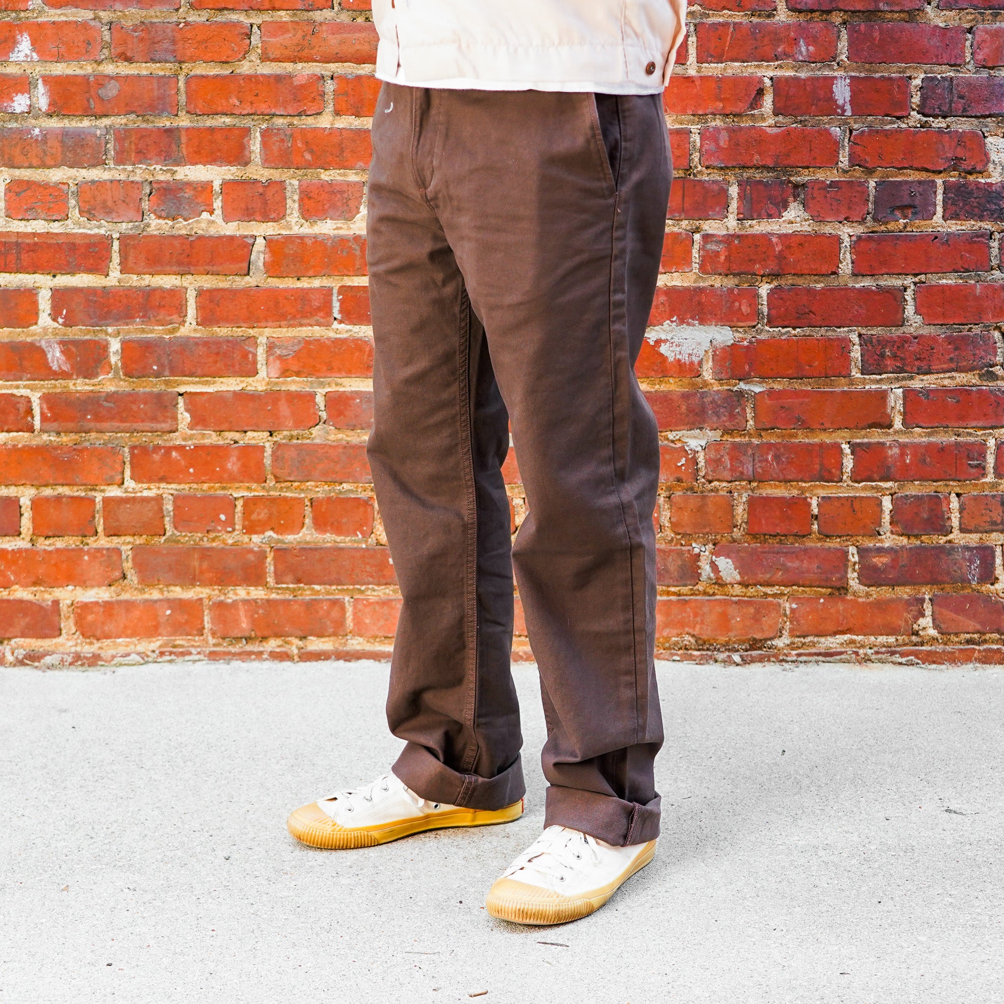 Freenote Cloth Deck Pant Straight Fit - Bark